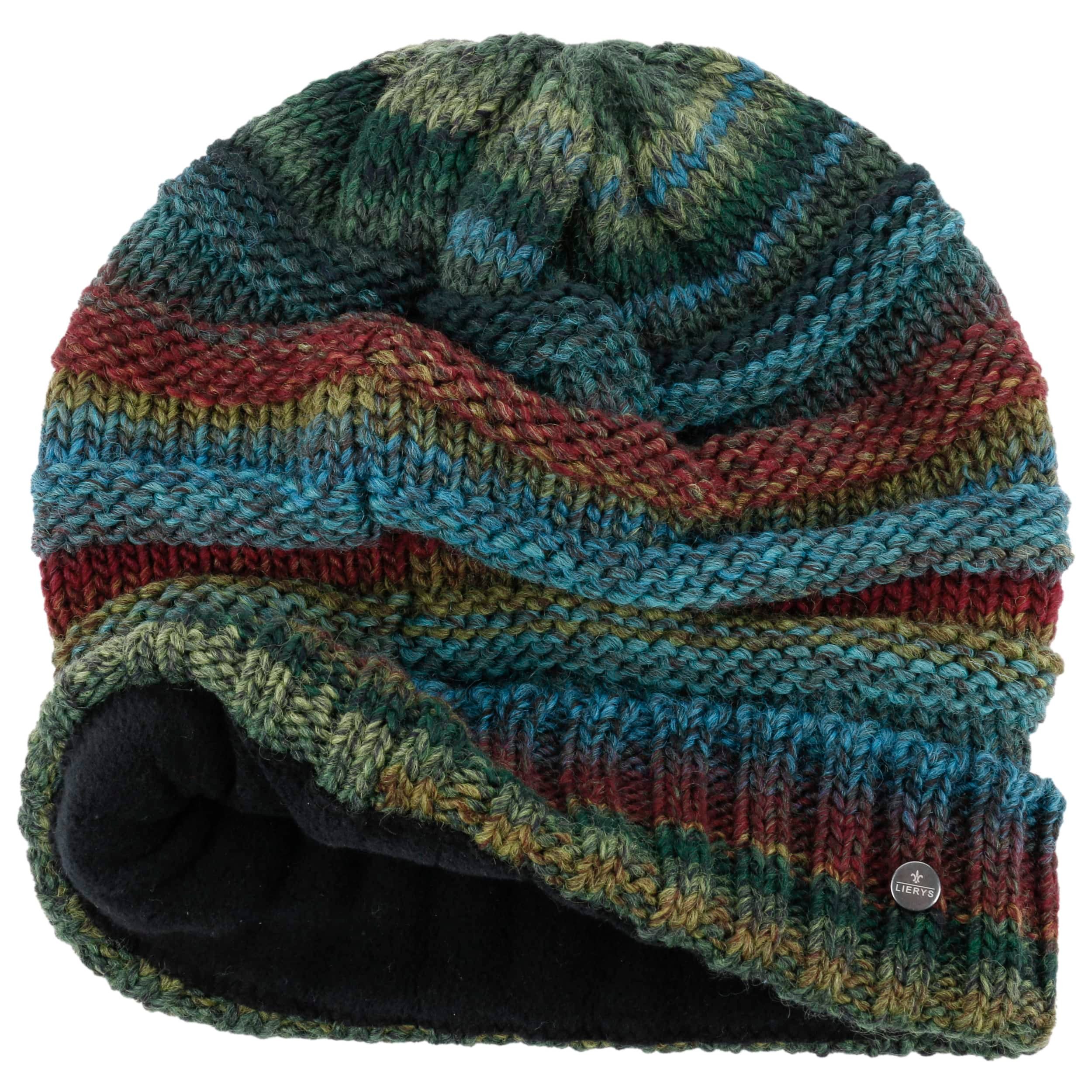 Stetson Sparr Docker Dames/Heren - Made in the EU fleece voering wollen muts omslagmuts met omslag Dockermutsen voor Herfst/Winter - XXL (62-63 cm) donkerblauw
