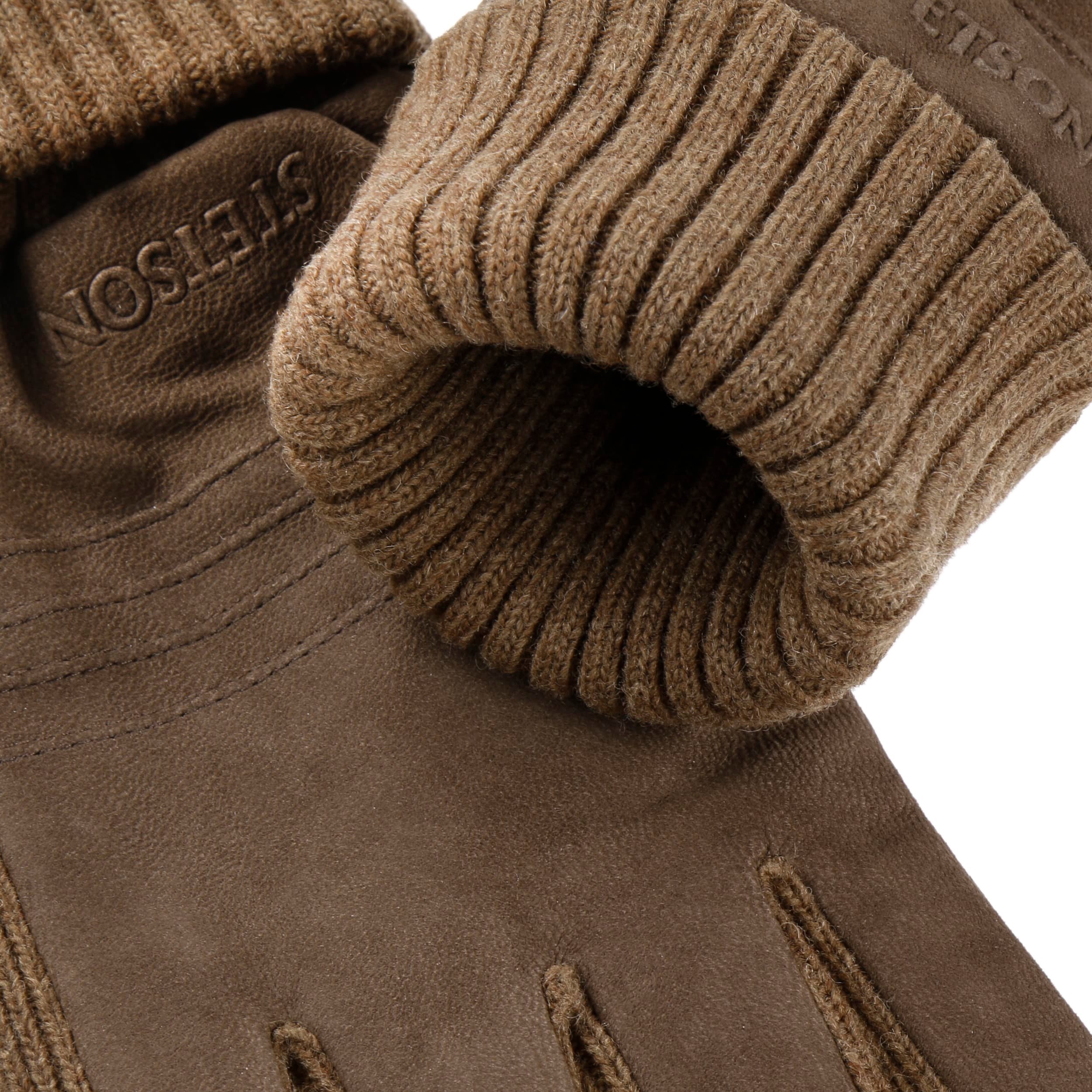 Stetson Mankota Sheepskin Handschoenen Heren - leren met voering voor