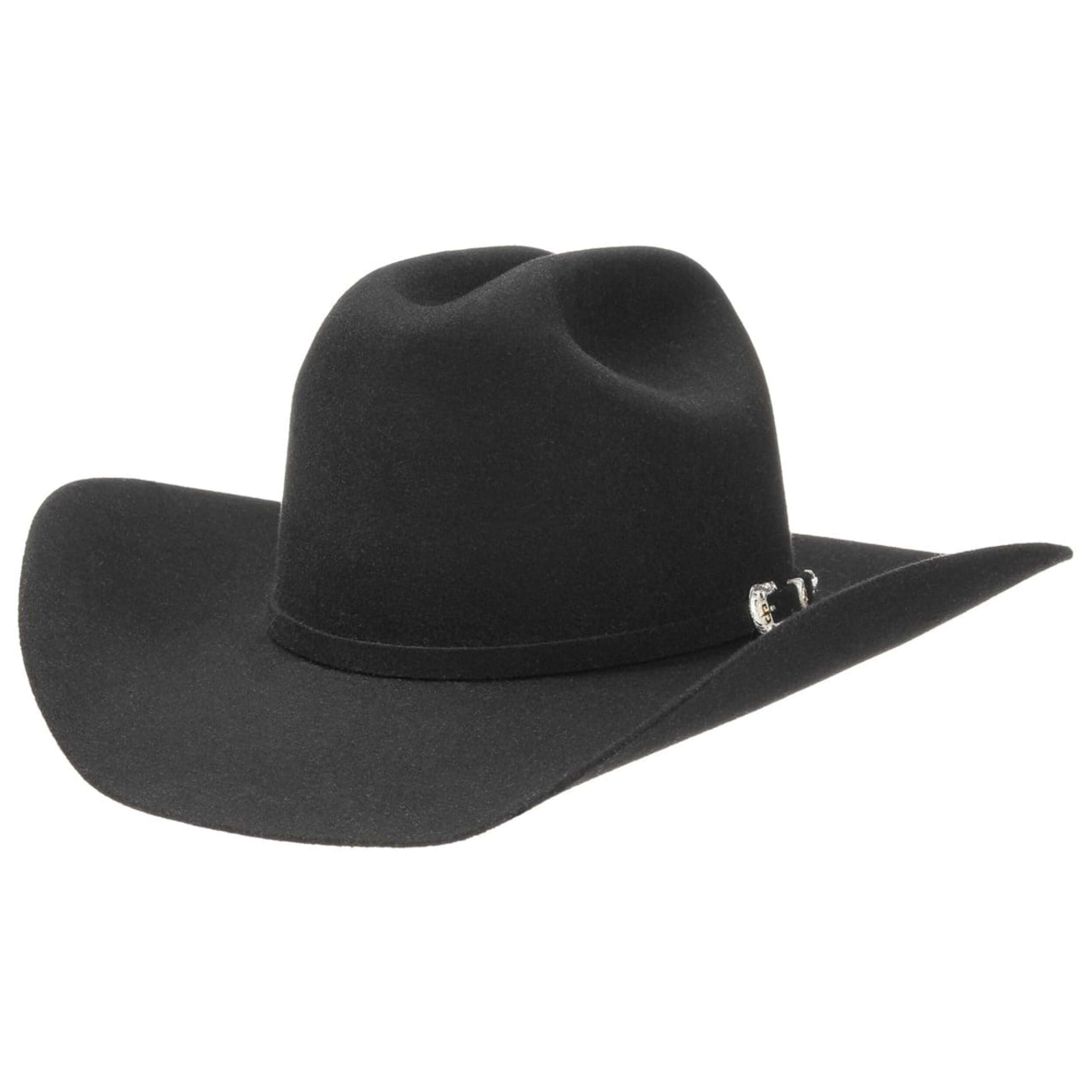 Stetson Plains Cattleman Western Hoed Heren - wolvilthoed cowboyhoed vilthoed voor Herfst/Winter - L (58-59 cm) donkerolijfgroen