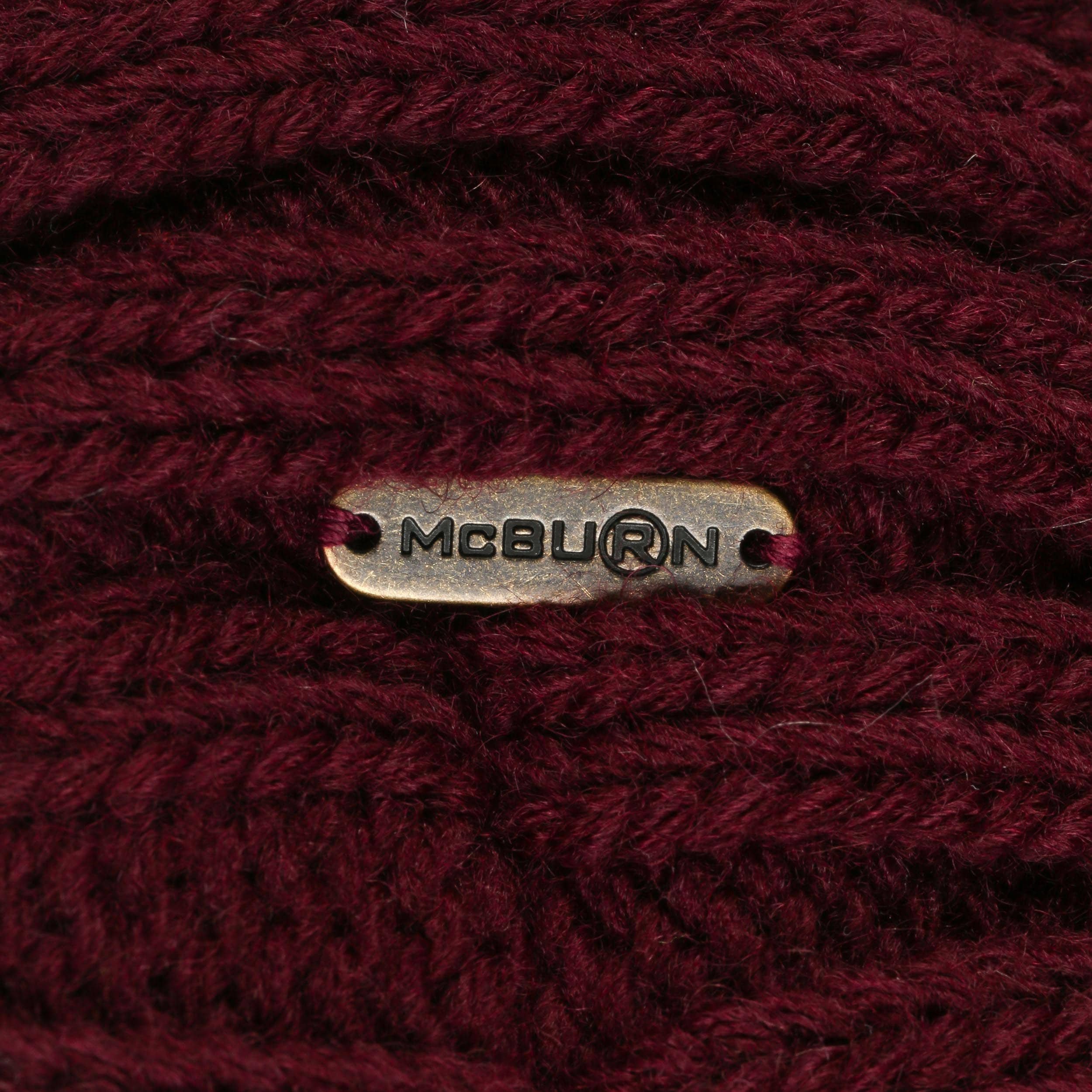 Cable Knit Muts met Omslag by McBURN - € 59,95