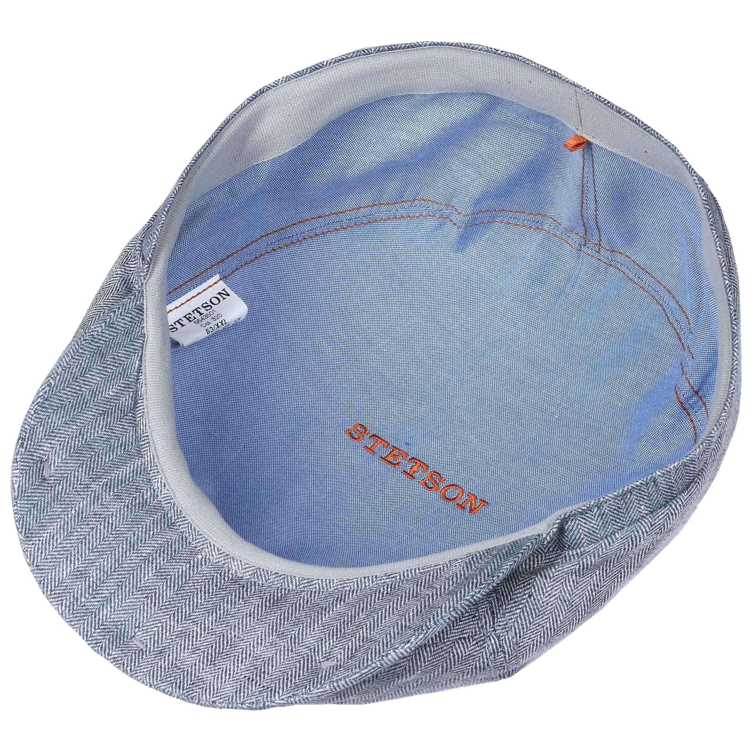 Stetson Level Pet met Klep Heren - flat hat zomer cap voor Zomer/Winter