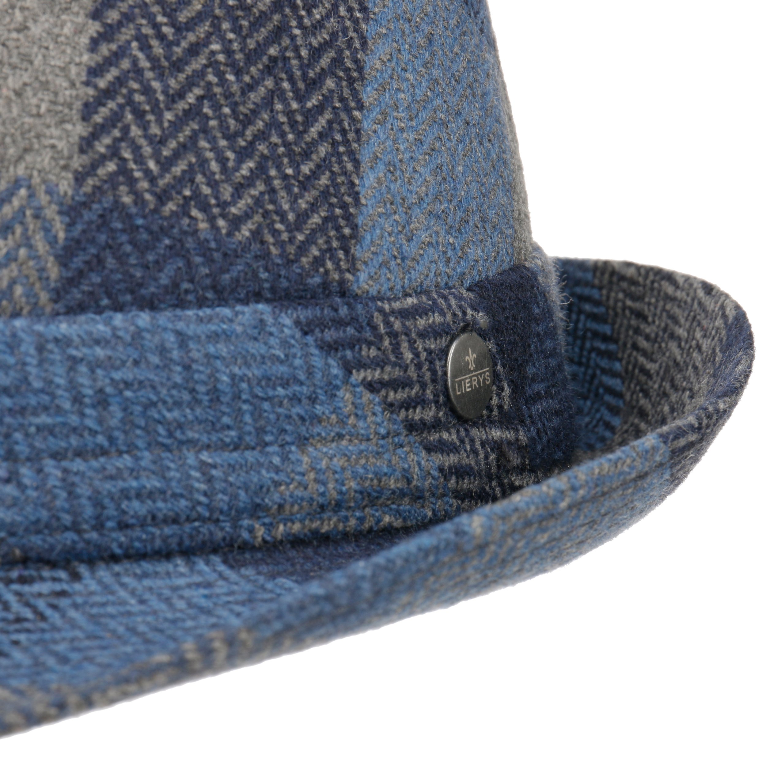 Herringbone Pork Pie Stoffen Hoed by Lierys - € 99,00