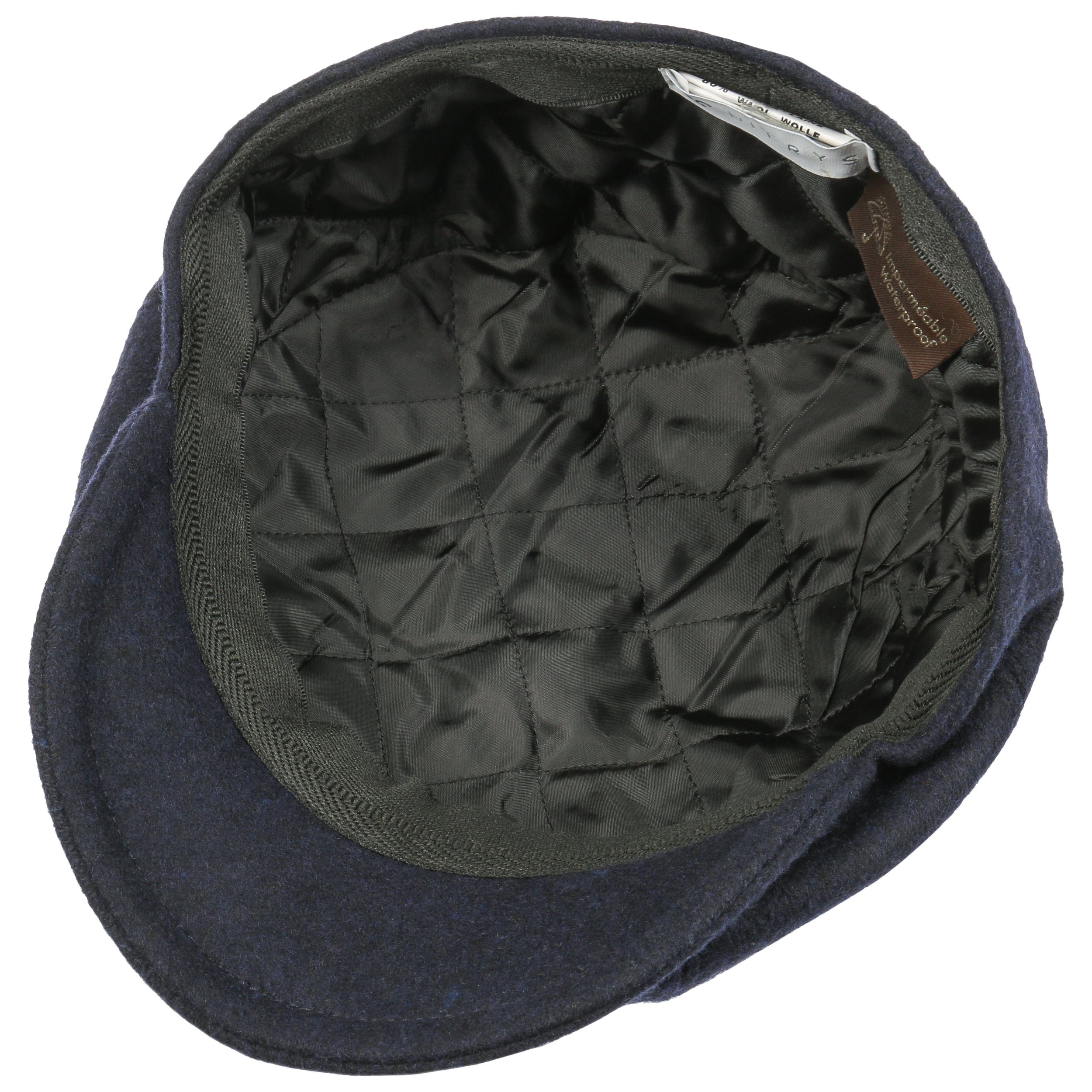Lierys Teflon Flat Cap with Earflaps Ladies/Men - Made in Italy Lierys Teflon Flat Cap with Earflaps Ladies/Men - Made in Italy