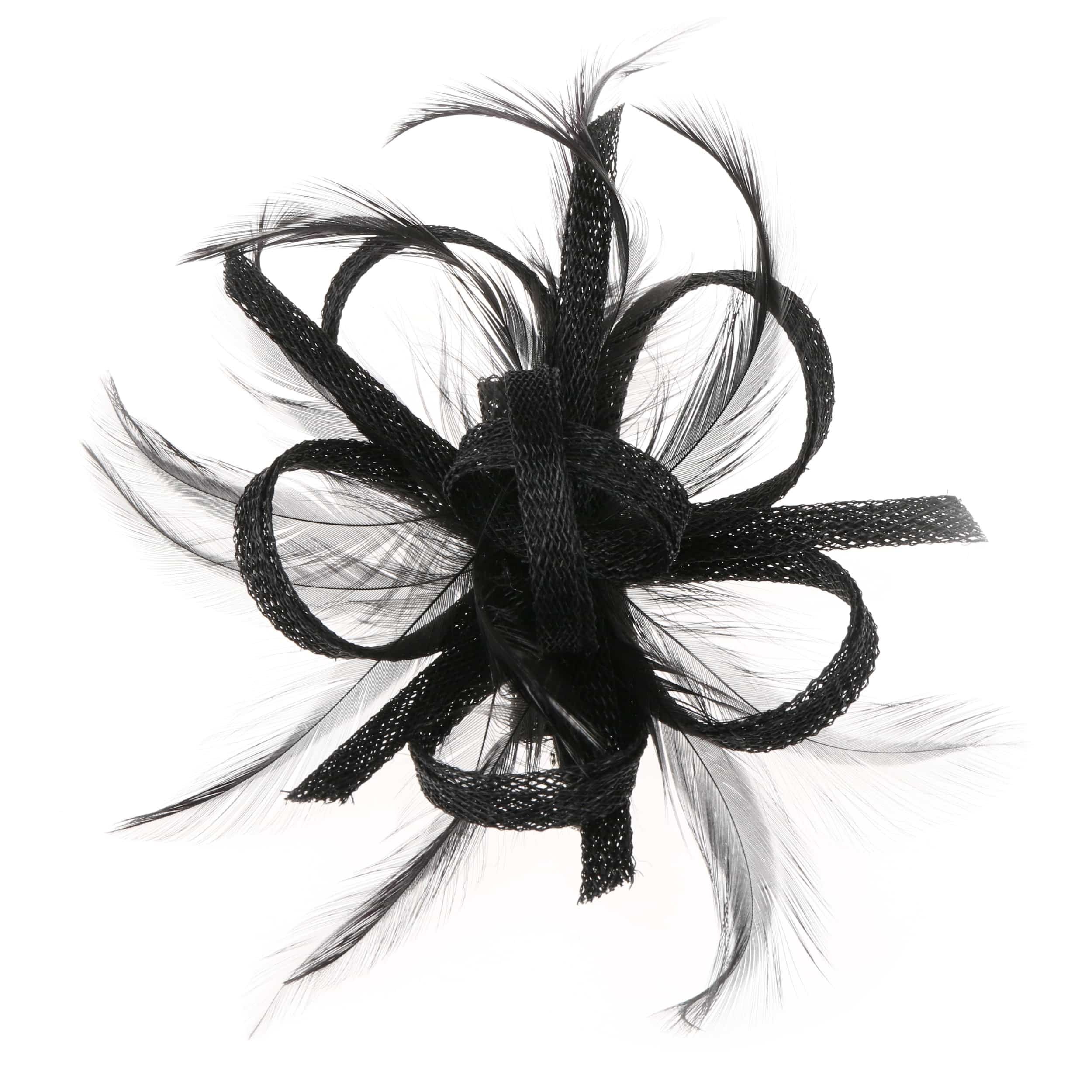 McBURN Clip Fascinator Dames Made In Italy - Paars One Size Voor Bruiloft Of Paardenraces