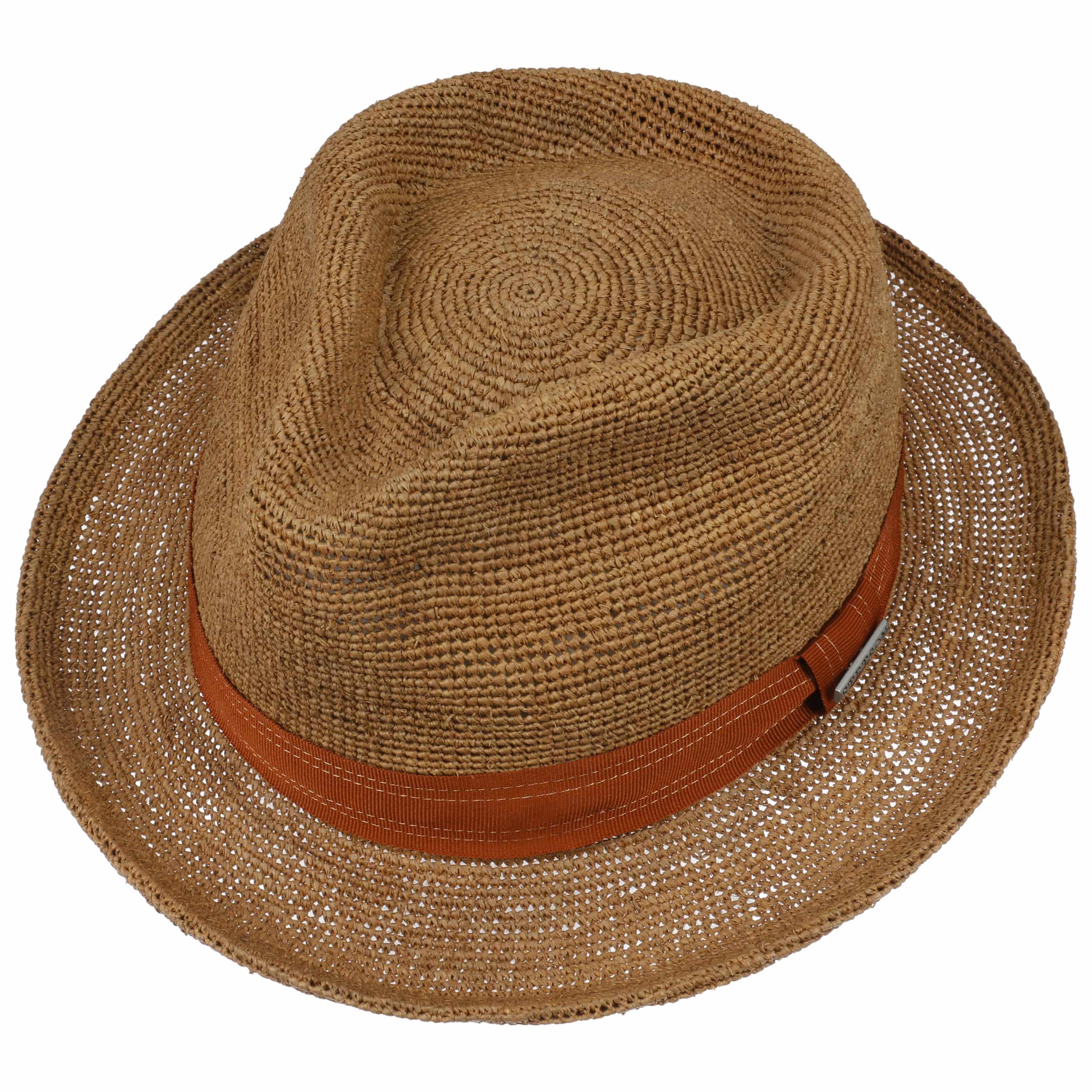 Crochet Fedora Raffia Hoed by Stetson € 79,00