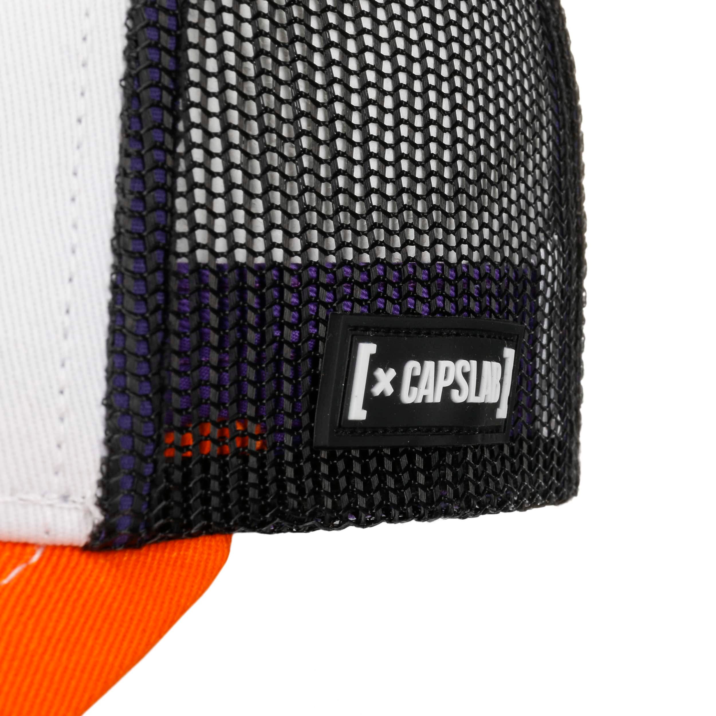 Capslab Son Goku Dragon Ball Z Black Trucker Cap - Snapback Adjustable, Mesh Back