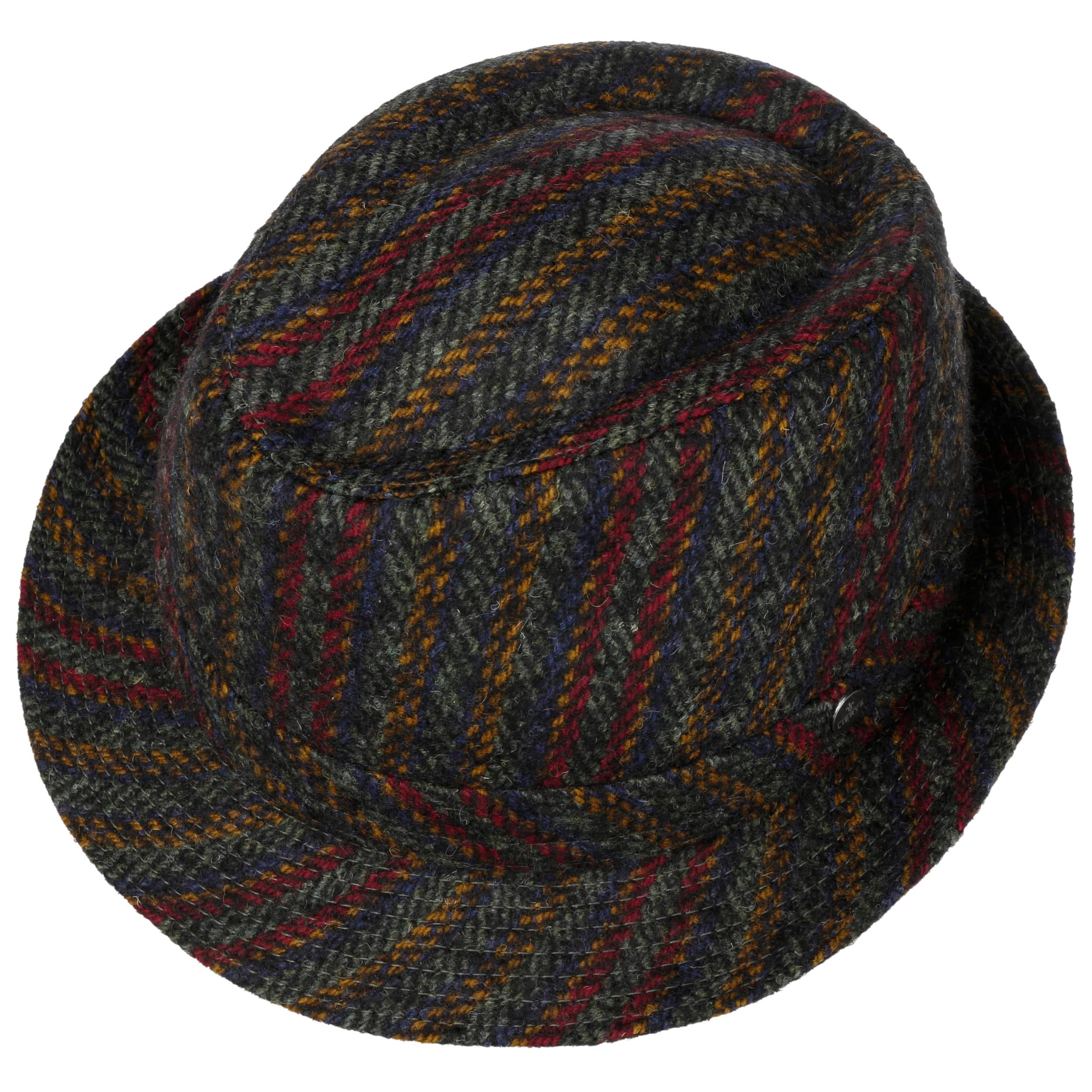 Lierys Capri Fairbury Pet Heren - Made in Italy wollen cap flat hat met