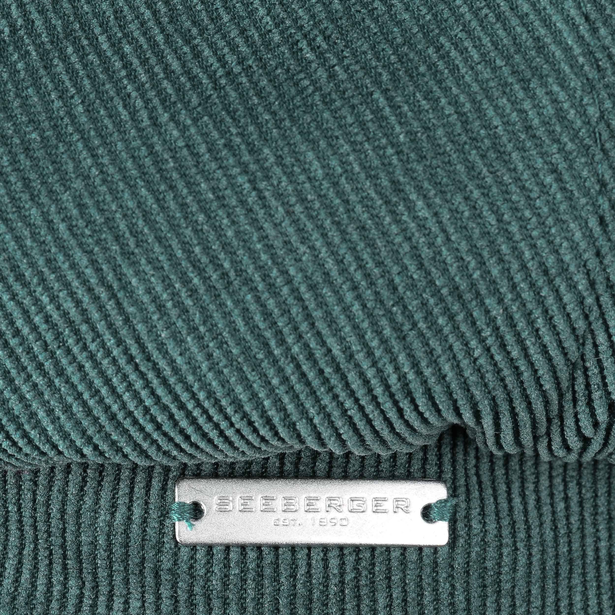 Seeberger Berretto Newsboy In Velluto A Coste Fine Per Donna – Cappello Con Visiera E Fodera In Cotone, Taglia Unica (55-58 Cm), Elegante E Caldo Per L'inverno