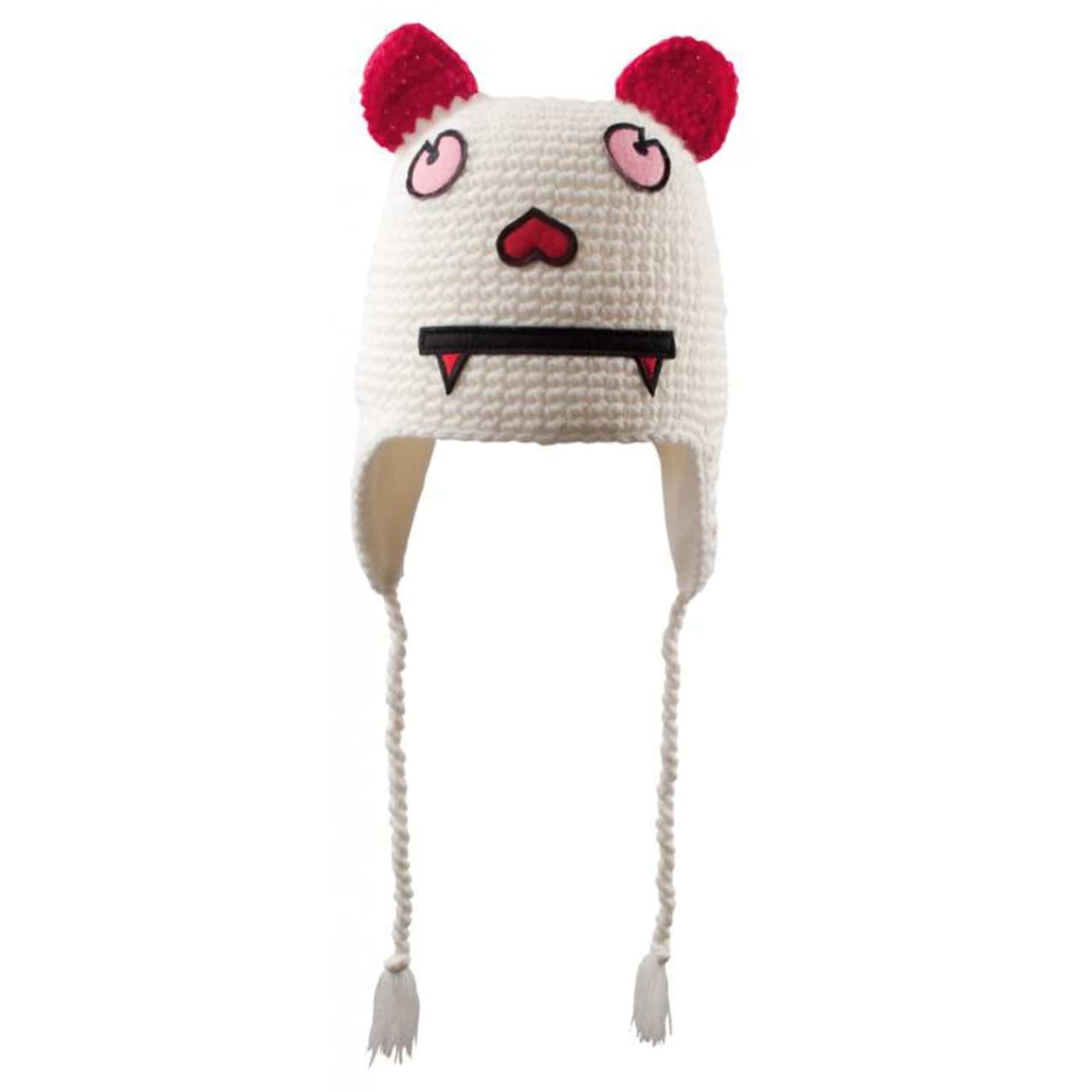 TAGVO Trapper Kindermuts met oorkleppen, thermische muts van kunstleer en fleece, voor jongens en meisjes, winddichte skimuts, 4-10 jaar, Roze, one size