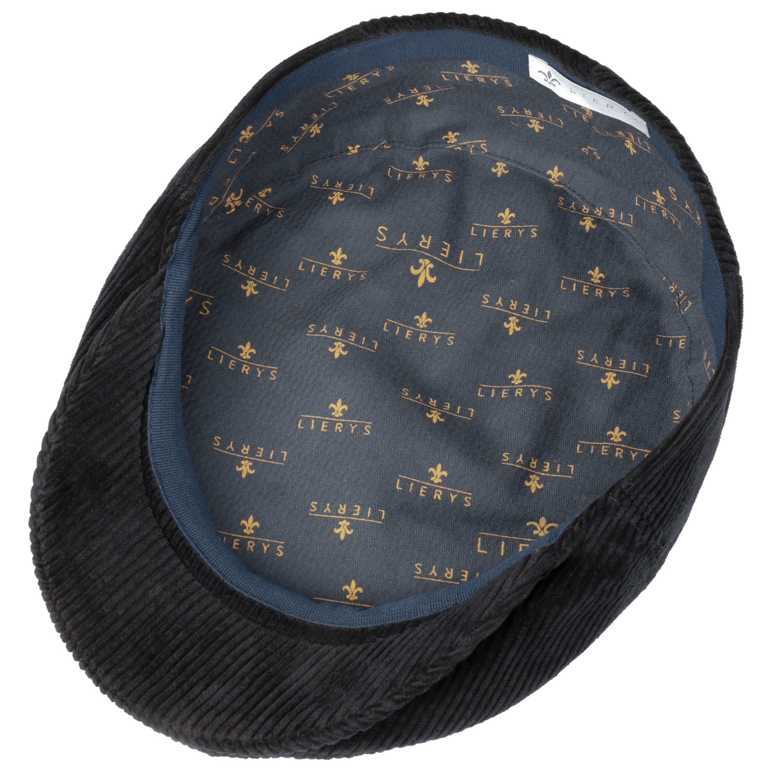 thumbnail: Lierys Glaston Corduroy Pet Heren - Made In EU Katoenen Flatcap Met Klep Voor Herfst En Winter