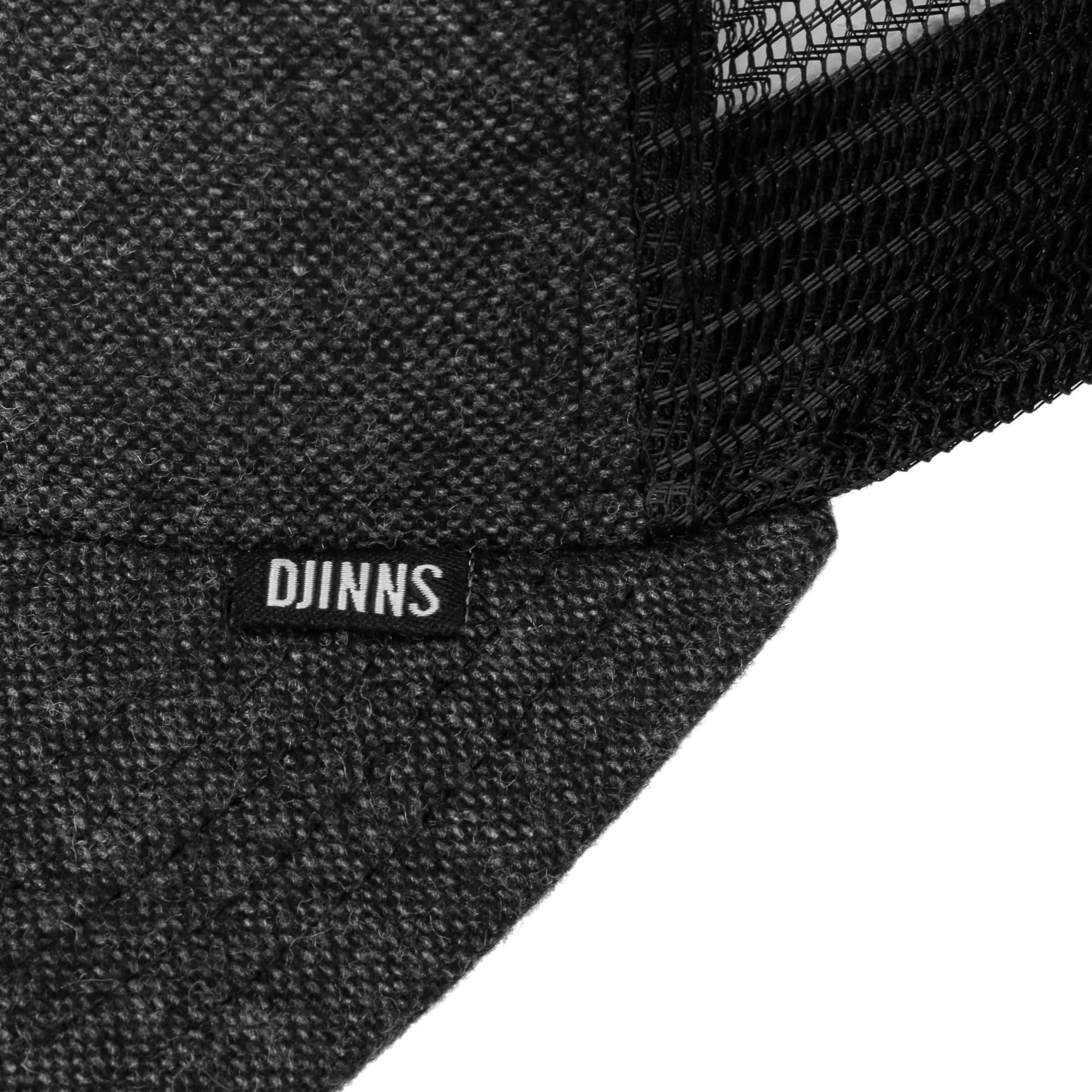 Djinns Check Trucker Pet Heren - One Size zwart-geel