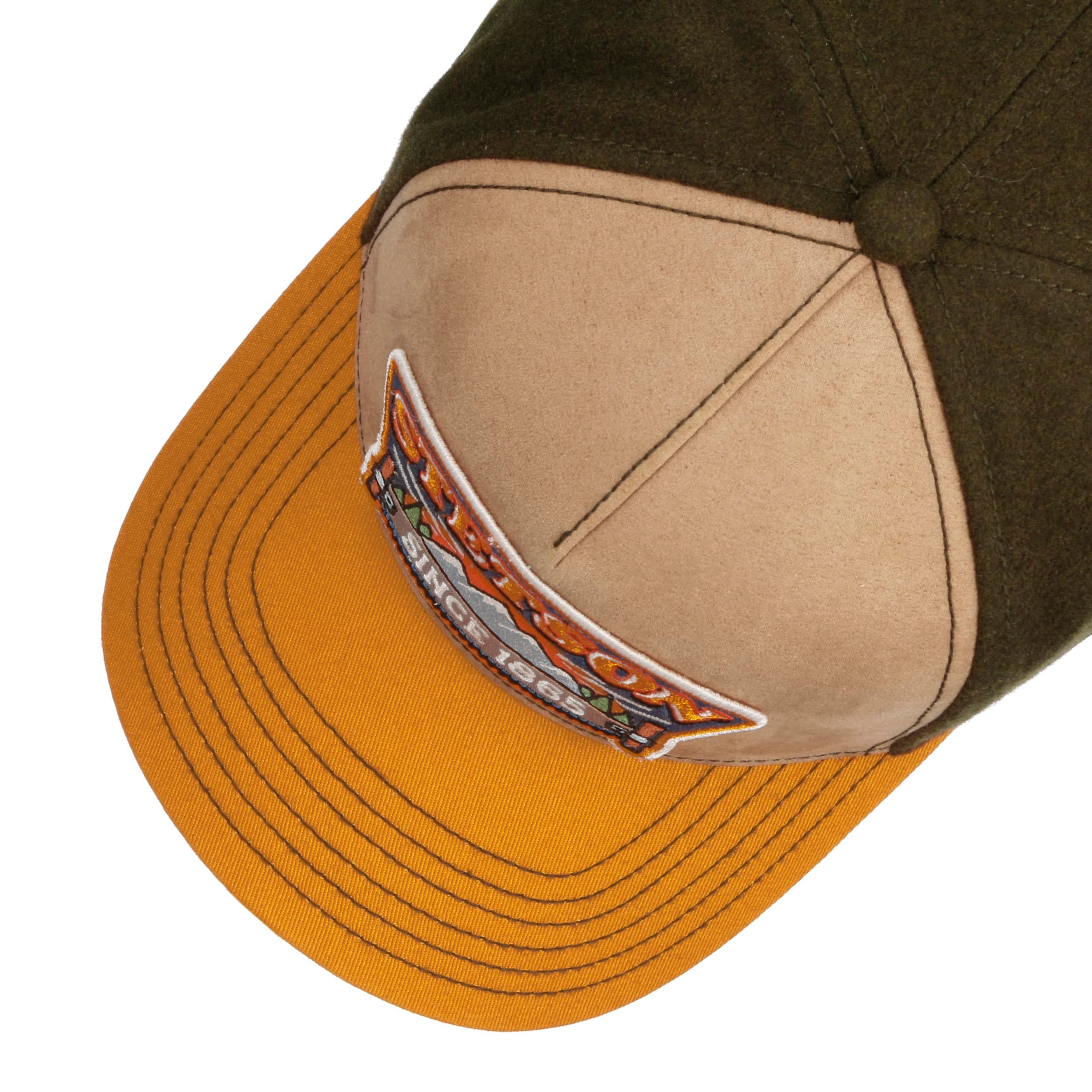 Stetson Hacksaw Trucker Cap Orange Green Stetson Hacksaw Trucker Cap Orange Green