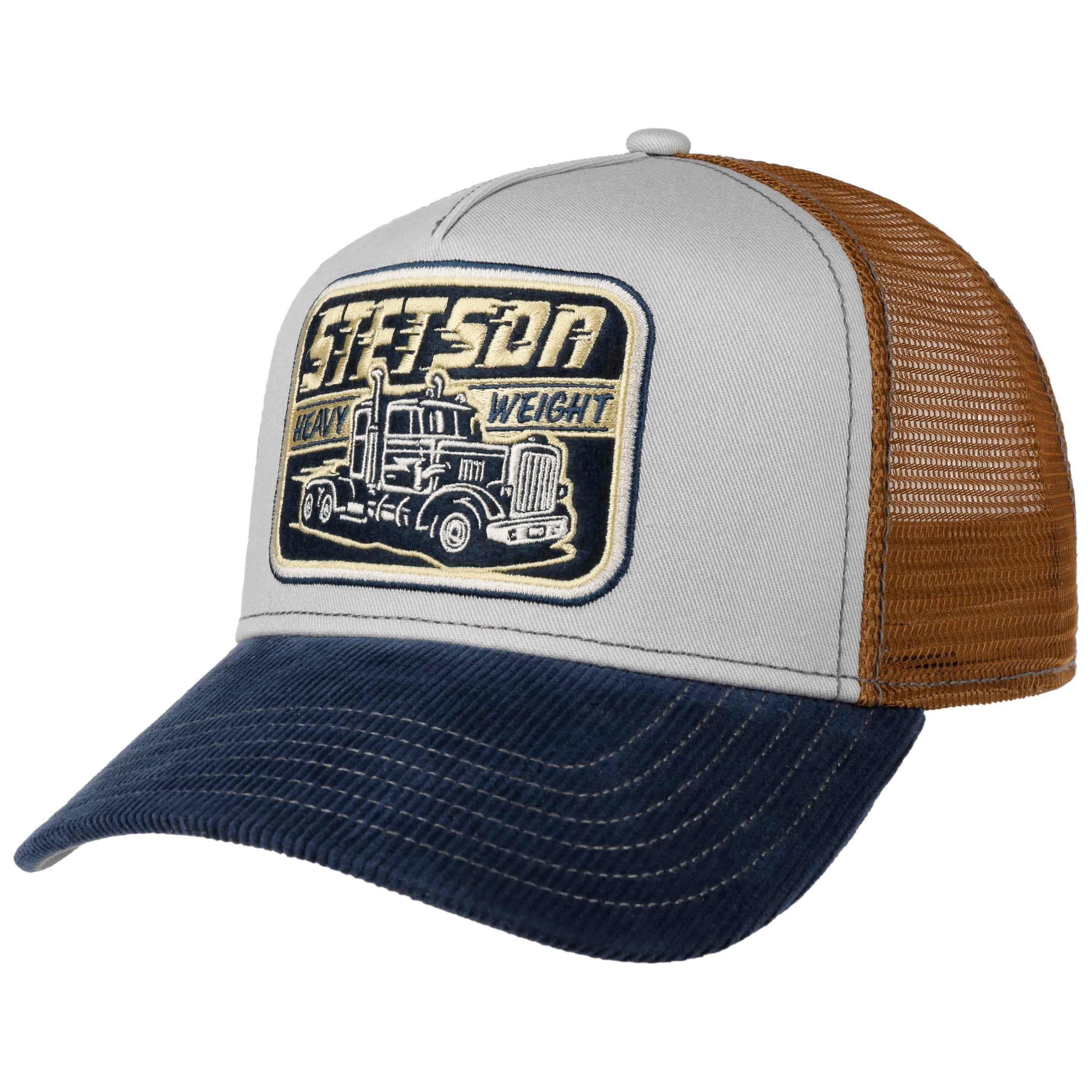 Stetson Heavy Weight Trucker Pet Heren - truckercap baseballpet mesh