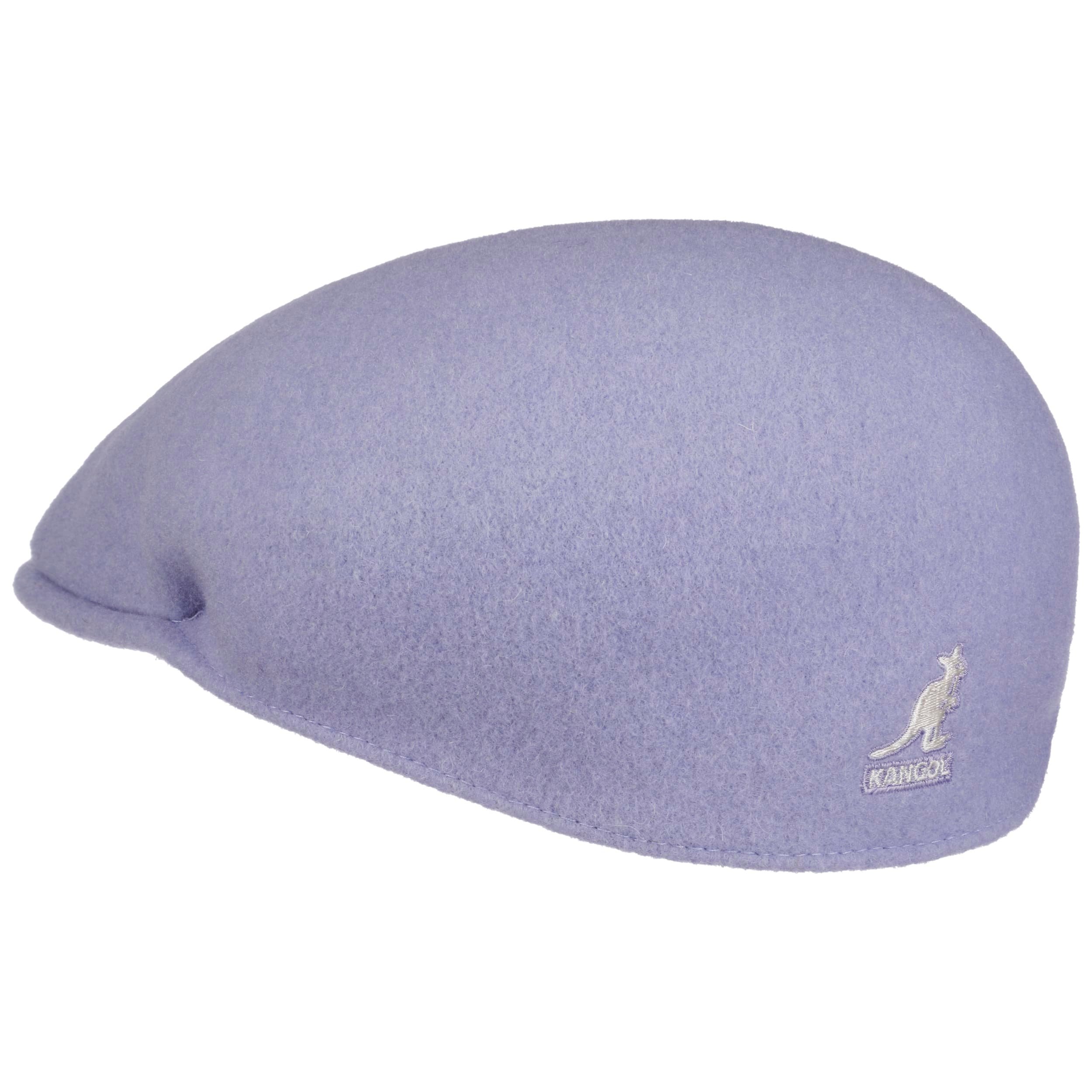 Kangol Het Origineel 504 Pet Dames/Heren - heren cap met klep wollen voor Zomer/Winter - XL (60-61 cm) licht grijs