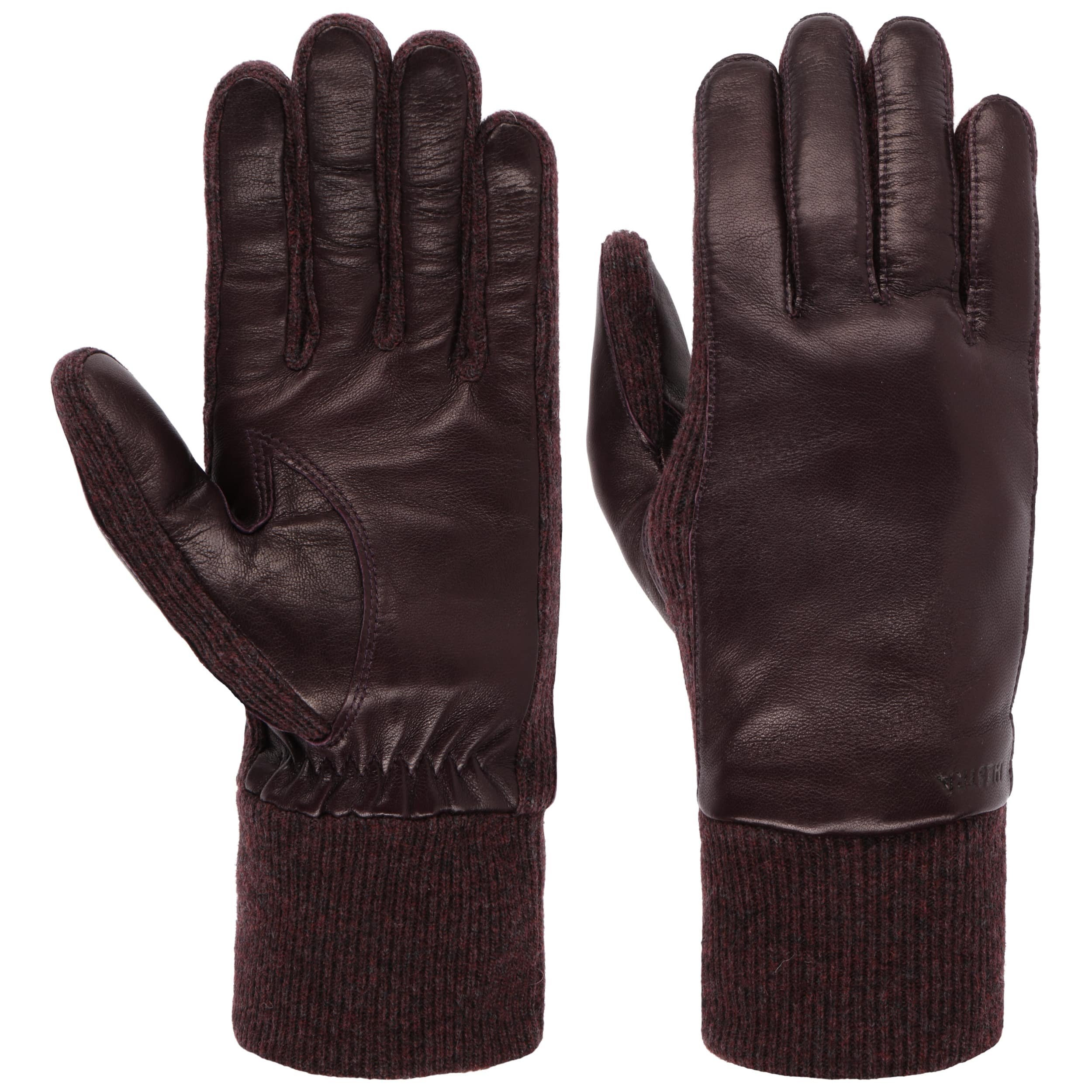 Warmbat Australia leren handschoenen taupe