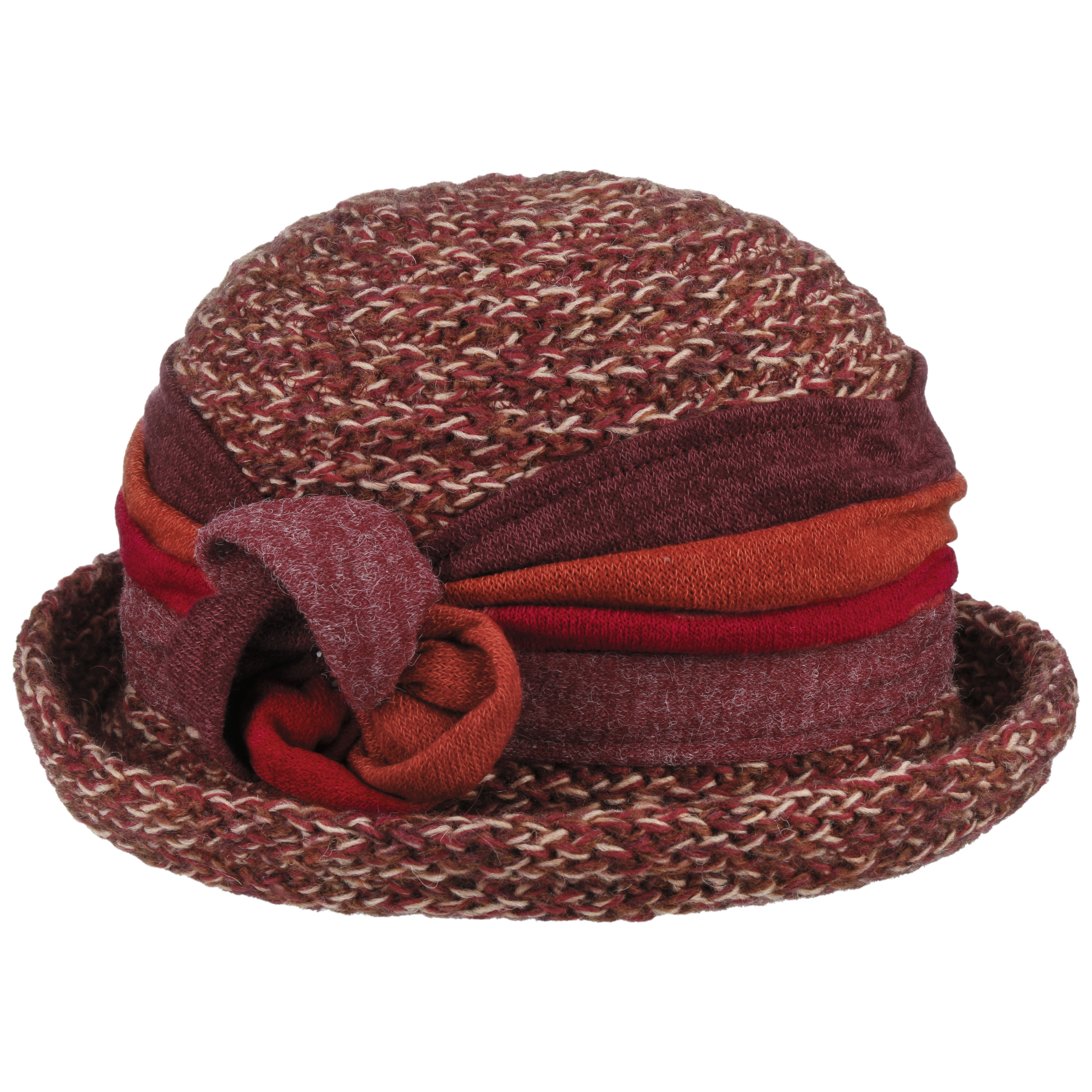 McBurn Wollen hoed rood casual uitstraling Accessoires Hoeden Wollen hoeden 