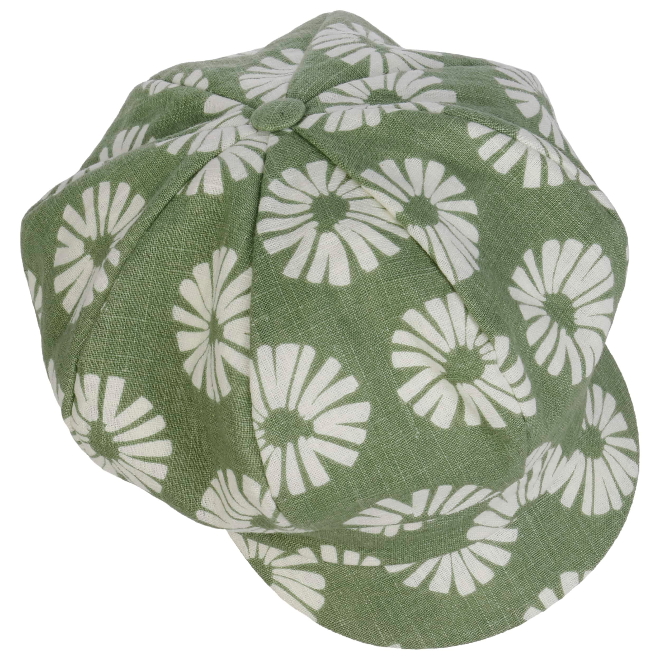 McBURN Lasenia Gebreide Newsboy Pet Dames - Made in Italy met klep muts voor herfst/winter, rood, Eén maat