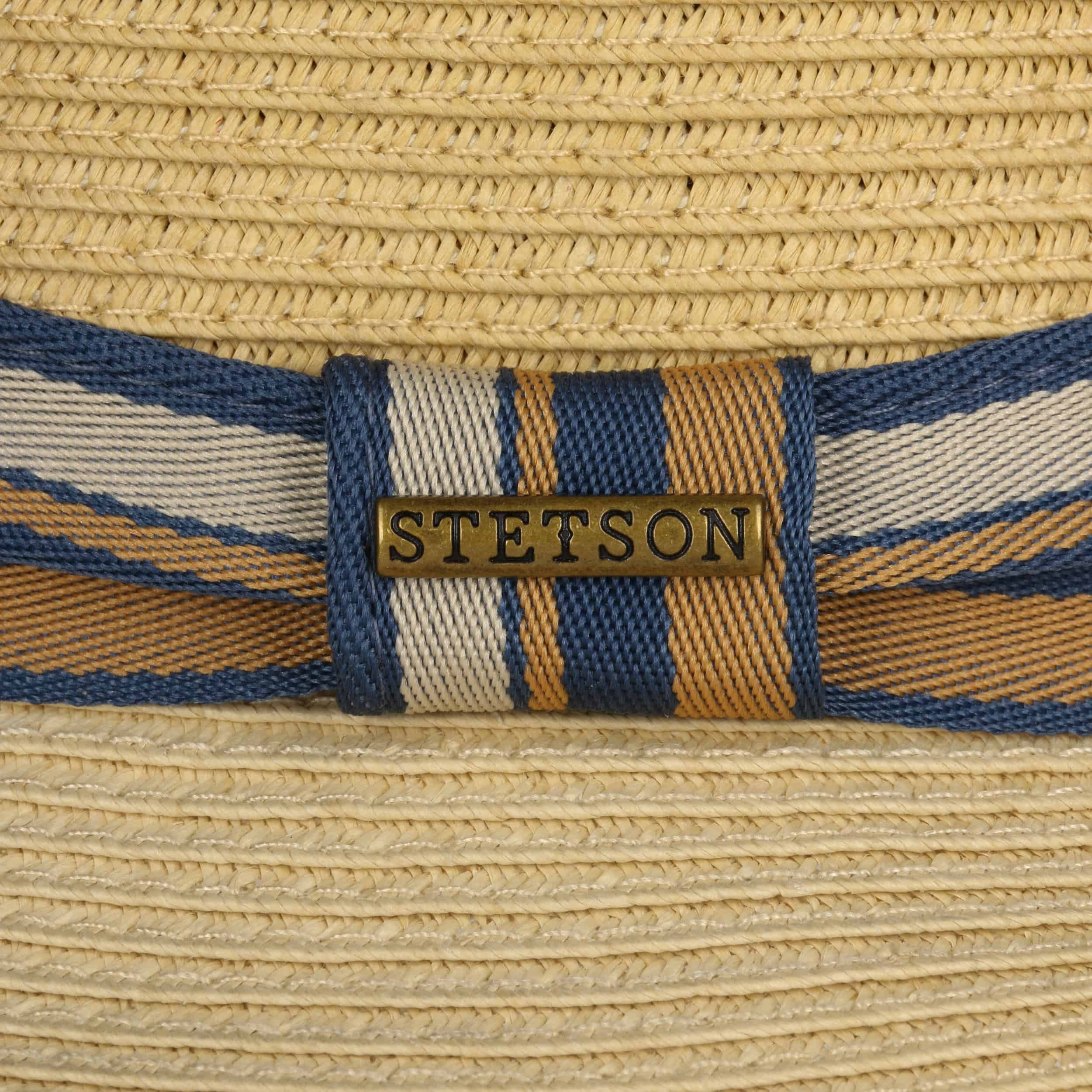 STETSON Licano Trilby Straw Hat UV Protection Unisex