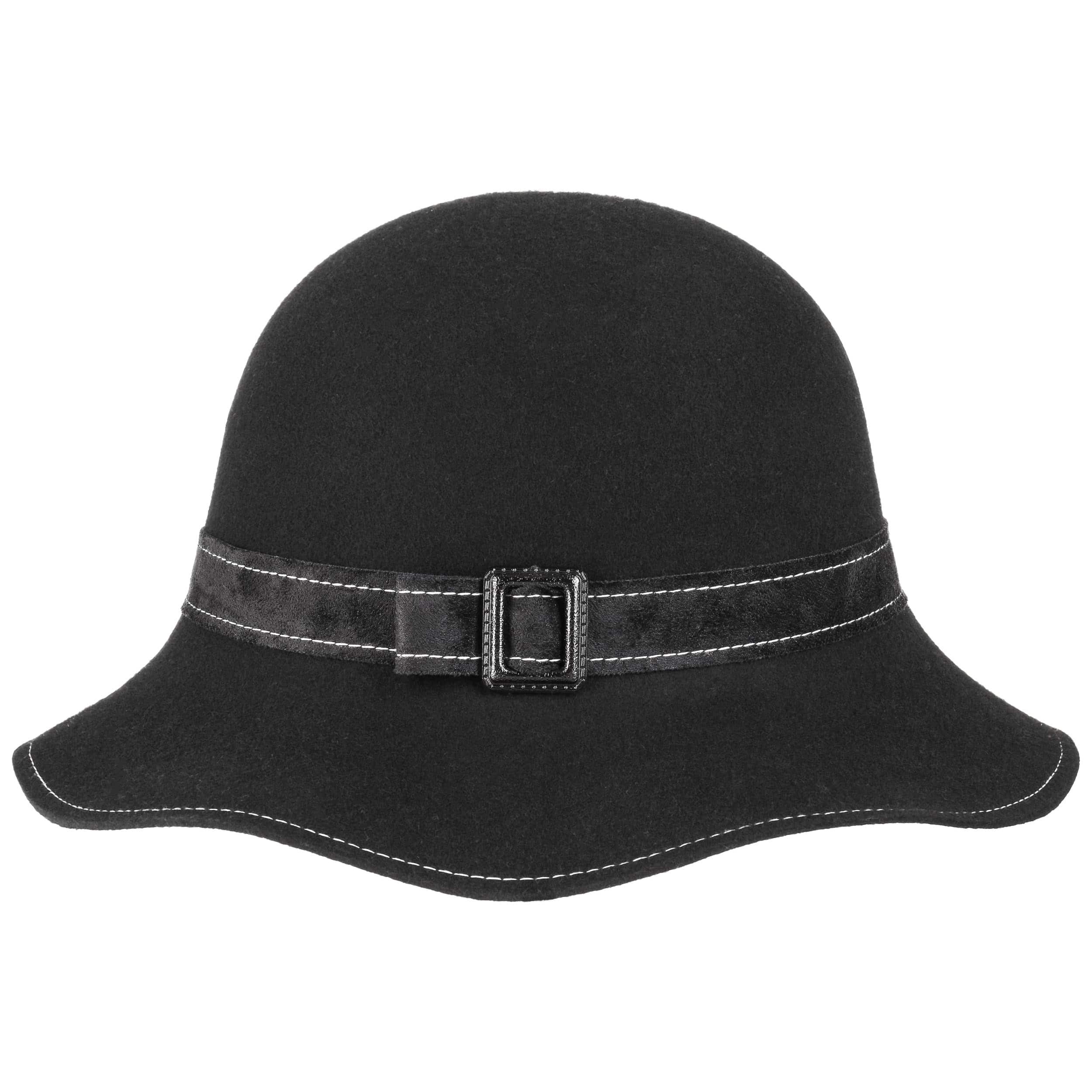 Lipodo Hoge Vilthoed Wolvilthoed Made in Italy Trouwhoed Ripsband Dames