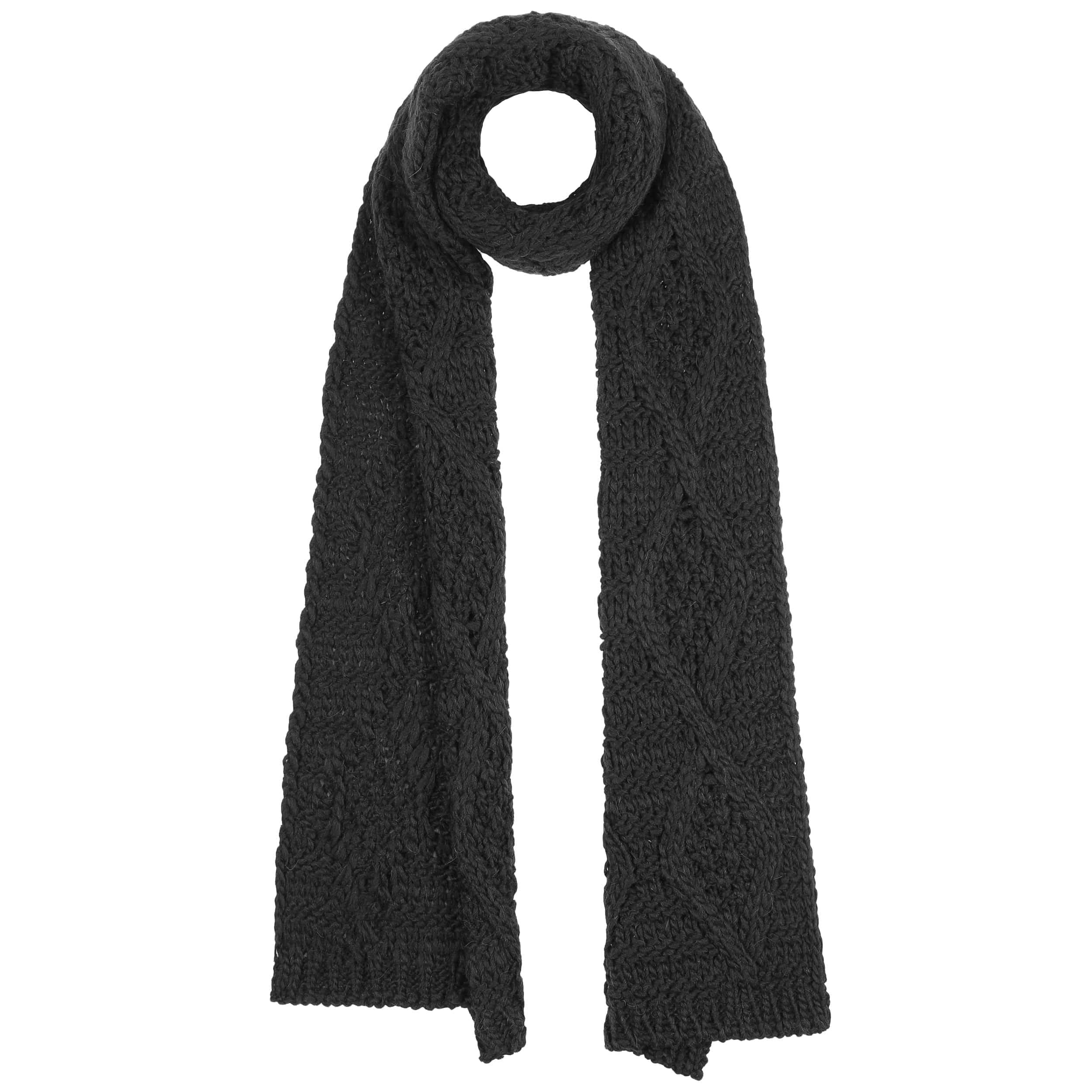 Lierys Jasila Gebreide Sjaal Dames/Heren - Made in Germany winter voor Herfst/Winter - One Size pink-oranje