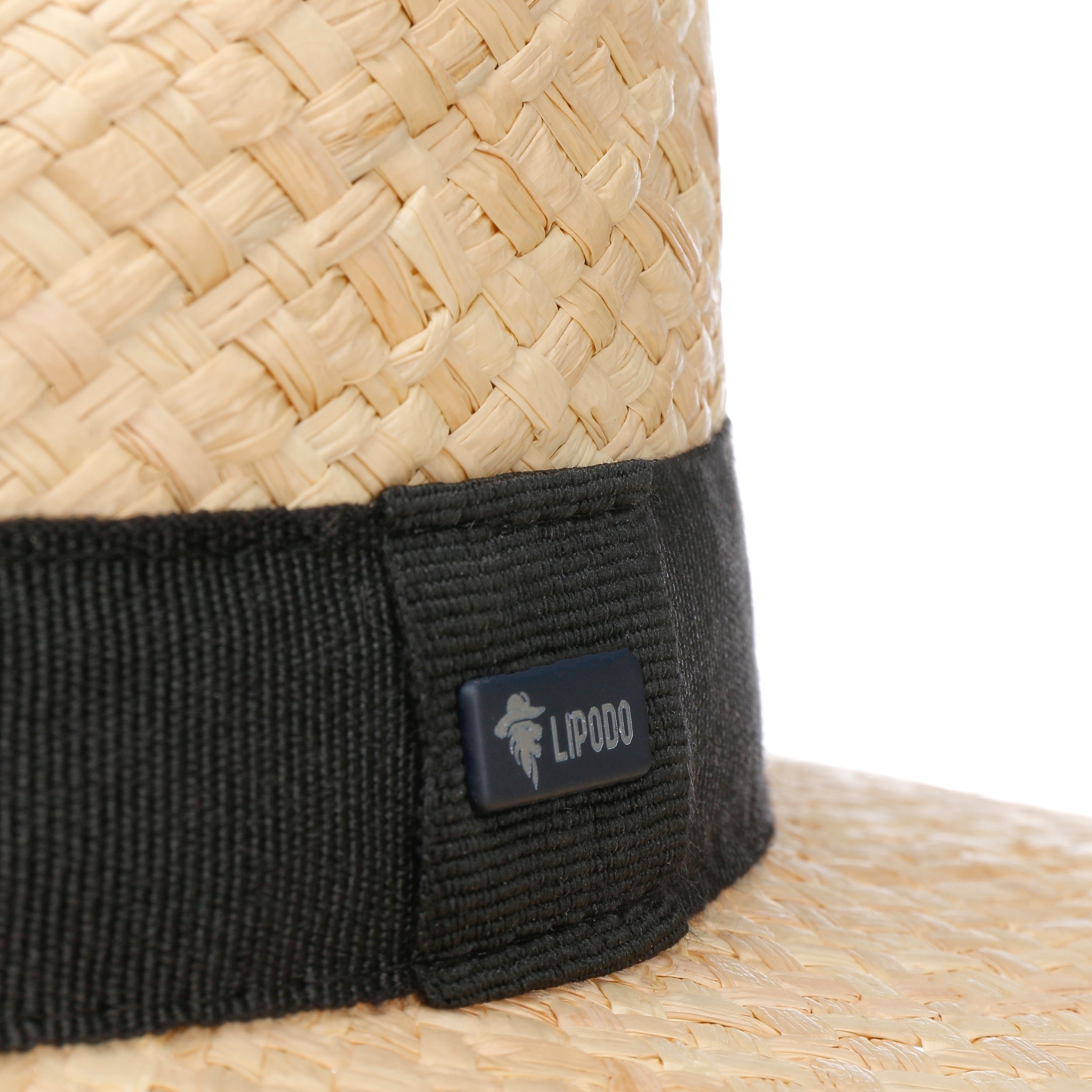 Lipodo Mantigo Traveller Raffia StroHoed Dames/Heren - Made in Italy