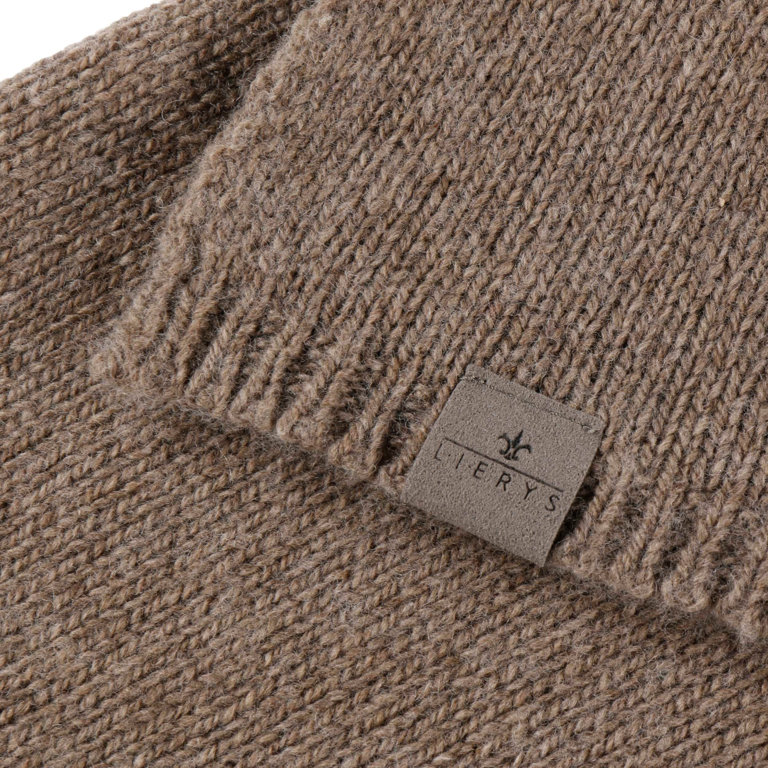 Lierys Jasila Gebreide Sjaal Dames/Heren - Made in Germany winter voor Herfst/Winter - One Size bruin