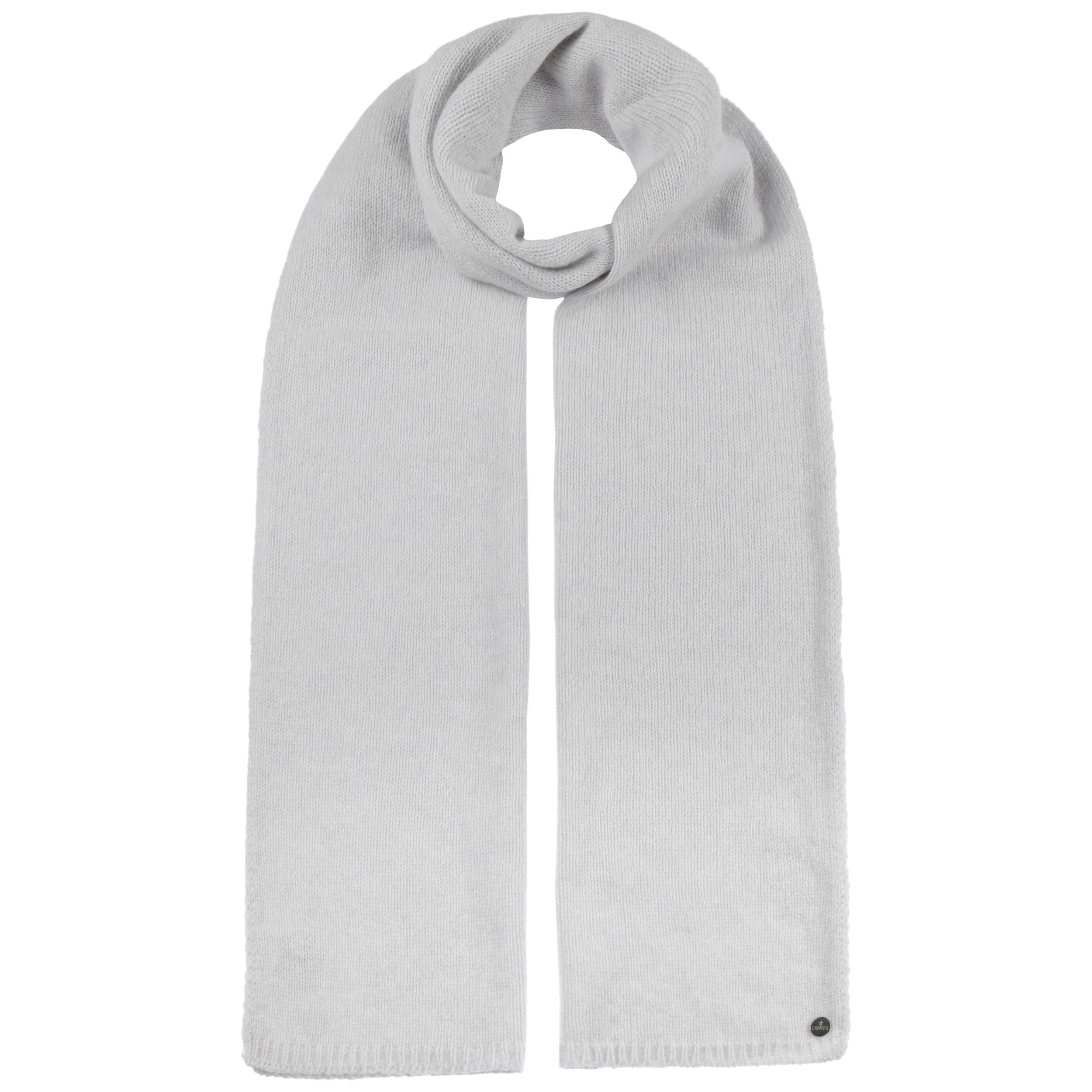 Heren Gebreide Sjaal Wollen Gebreide Sjaal Warm Zacht Eenvoudig Chique Gentleman Casual zakelijk voor Winter Herfst 180 x 30 cm - Effen Zwart