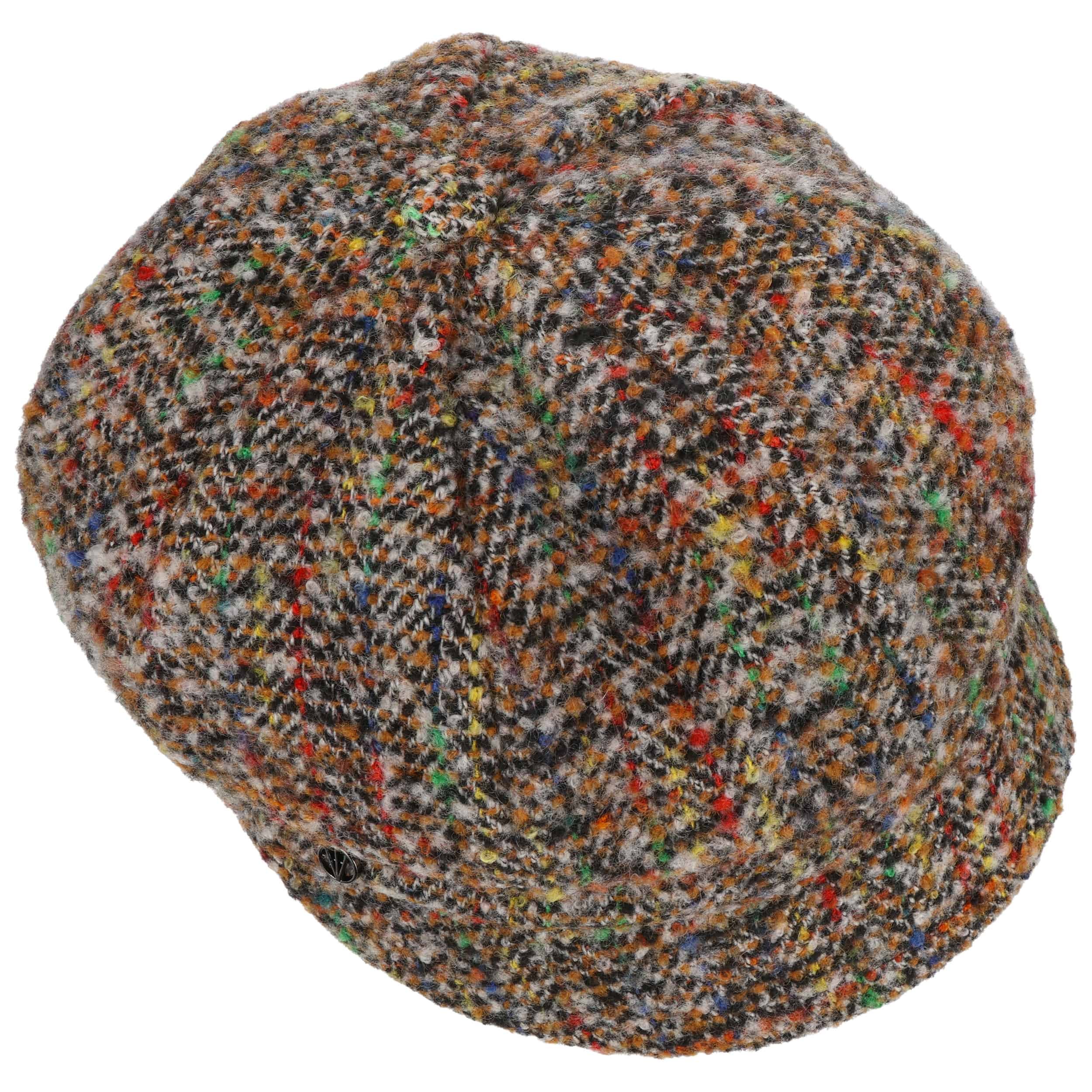 Multucolour Multicolour Herringbone Newsboy Pet by Loevenich - € 39,95