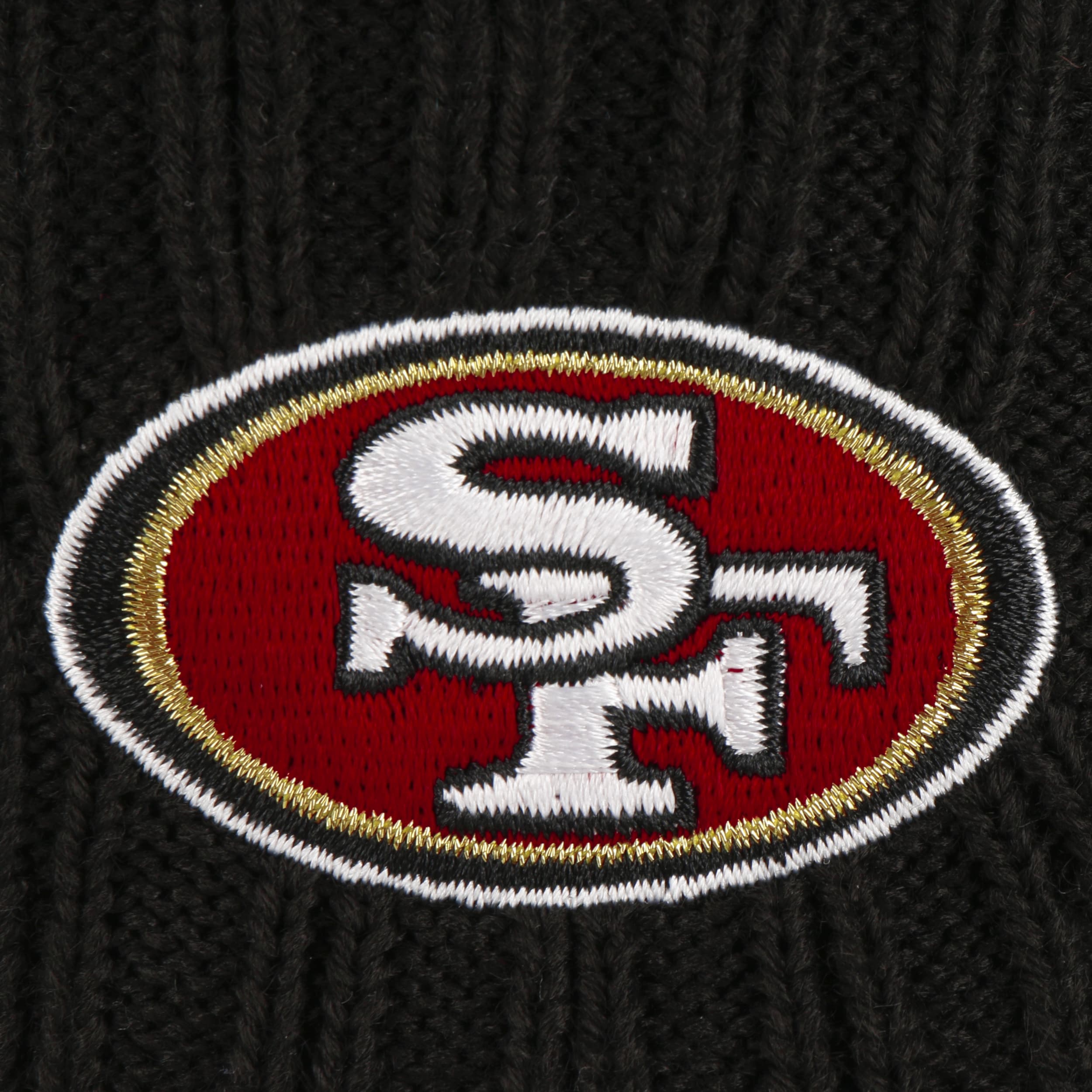 NFL 22 SPRTKNT 49ers Beanie Hat by New Era