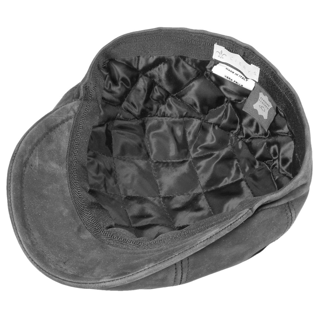 LIERYS Nappa Wax Ledermütze Schirmmütze für Herren - Flatcap aus 100 LIERYS Nappa Wax Ledermütze Schirmmütze für Herren - Flatcap aus 100
