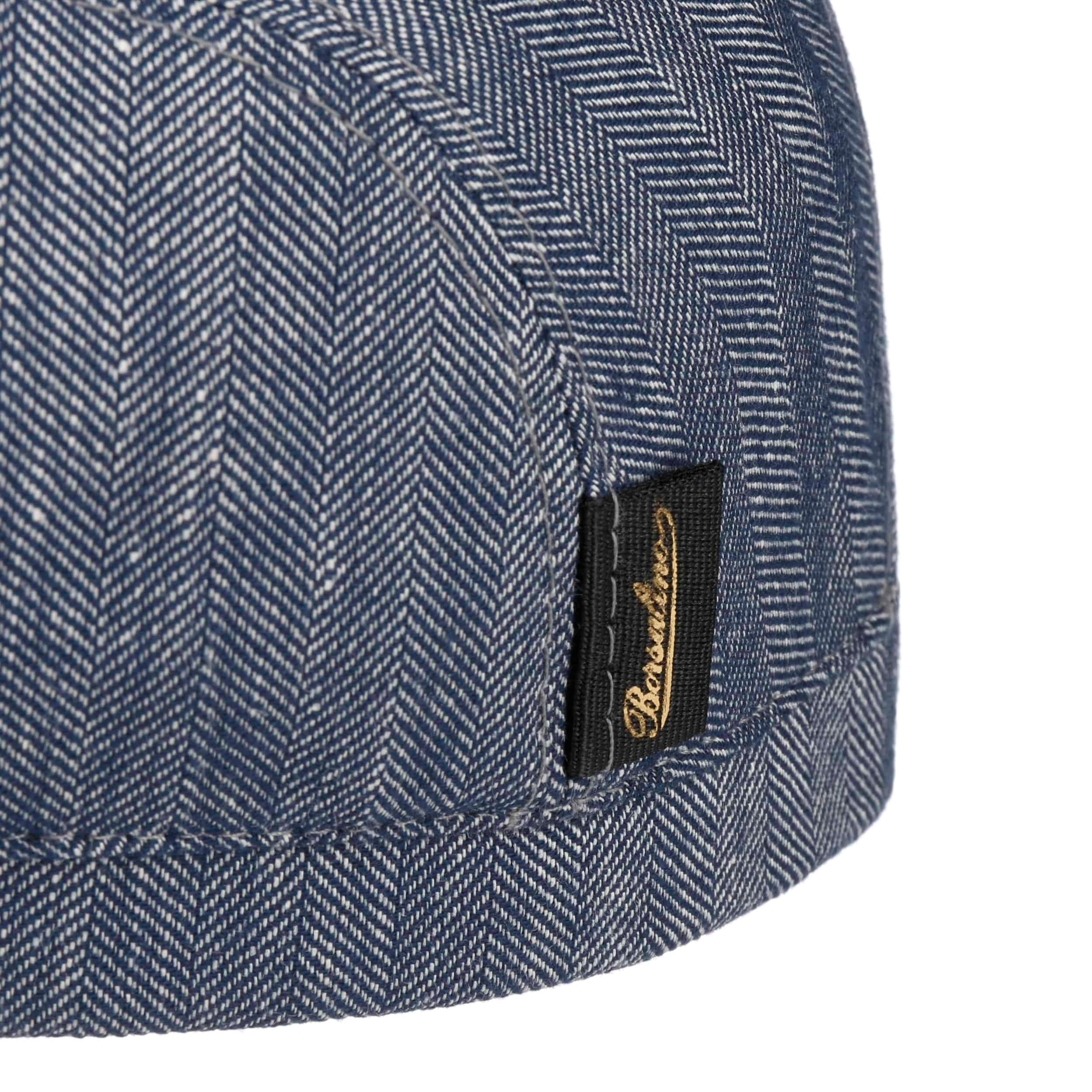 Stetson Virgin Wool and Linen Hatteras Newsboy Cap blauw | Hoedenzaak Jos van Dijck