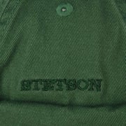 Stetson Ocala Katoen Dockerpet Heren - zomer muts katoenen Dockermutsen Klittenbandsluiting voor Lente/Zomer - XL (60-61 cm) olijfgroen