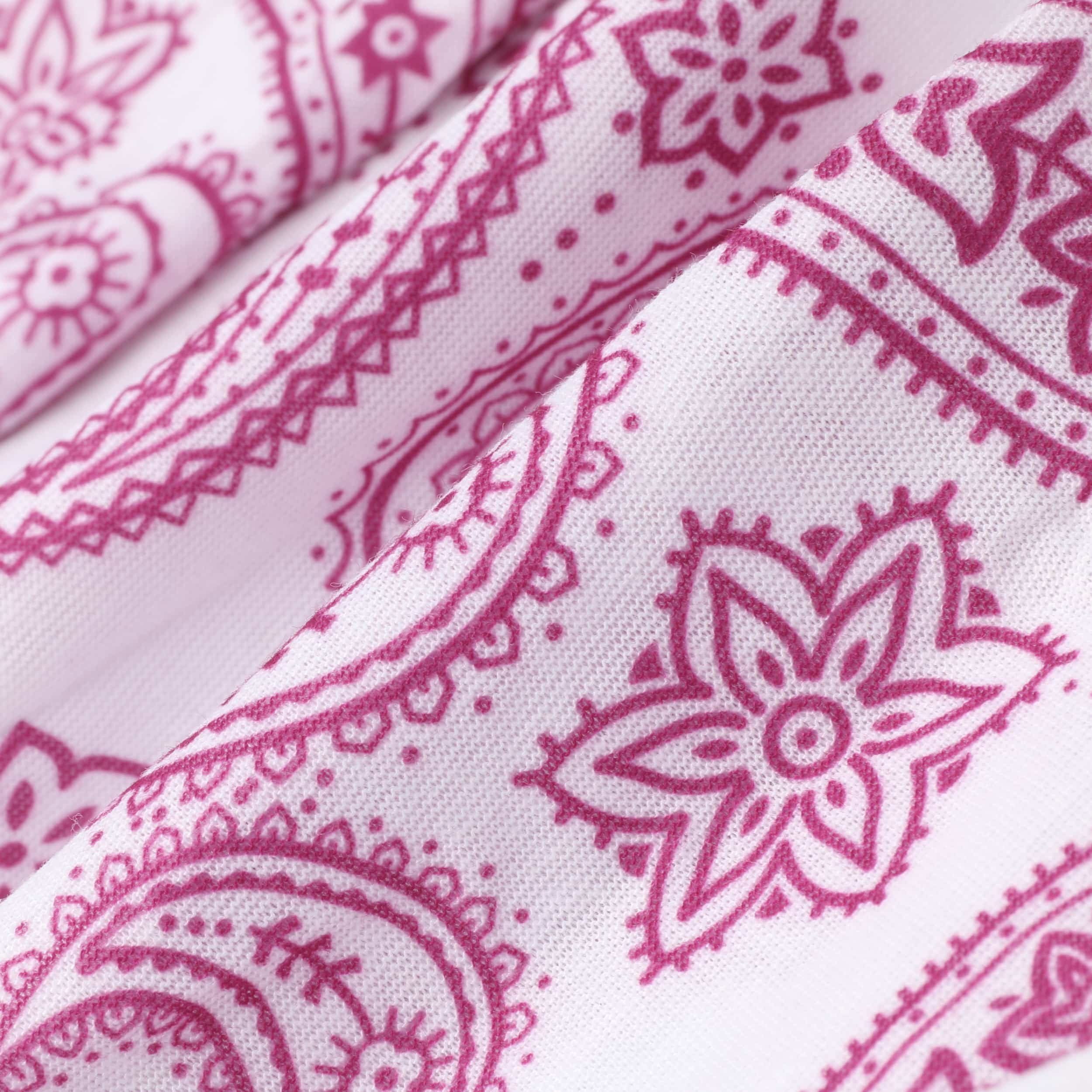 Paisley sjaal - warme wintersjaal - deep red