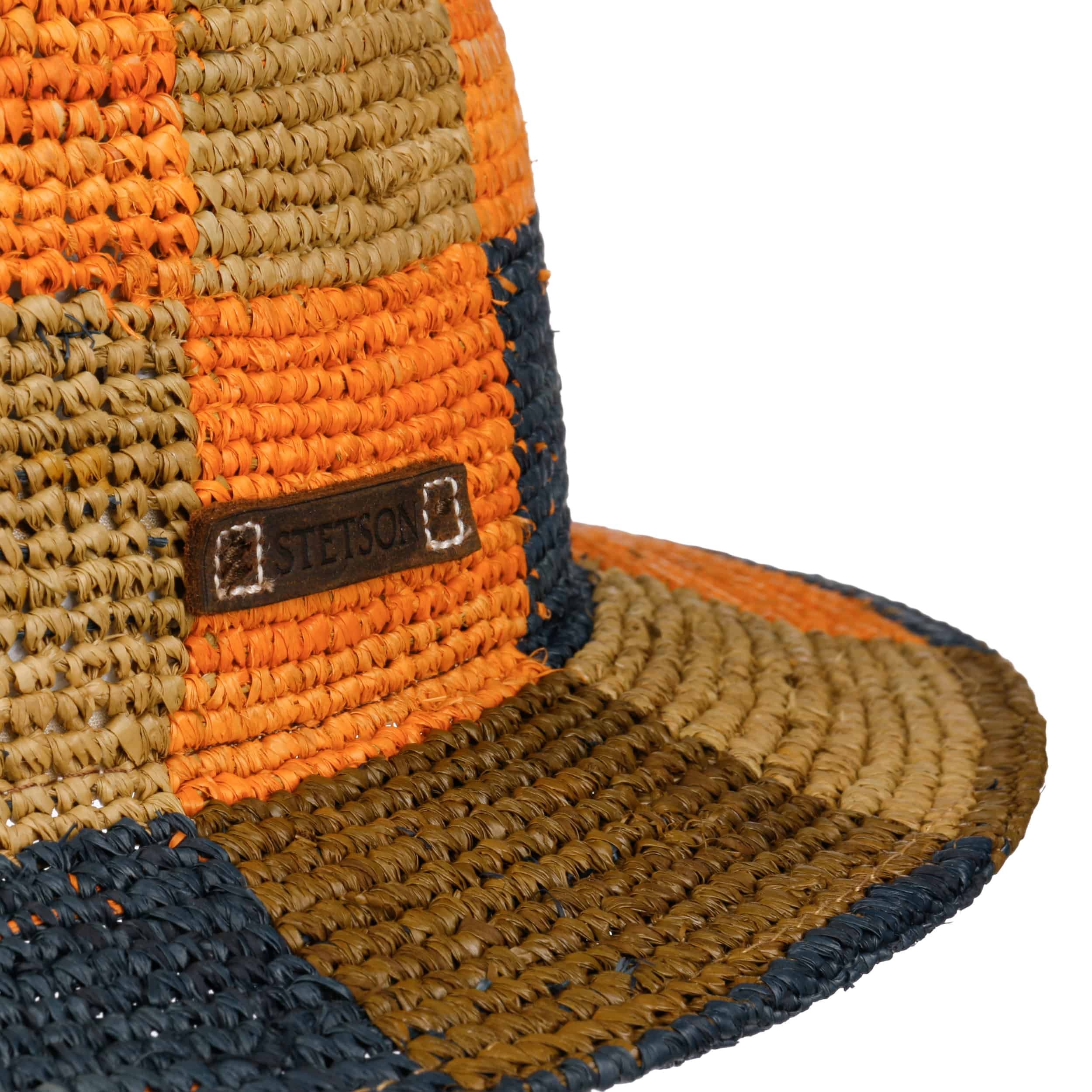 Patchwork Crochet Bucket Strohoed by Stetson - € 149,00