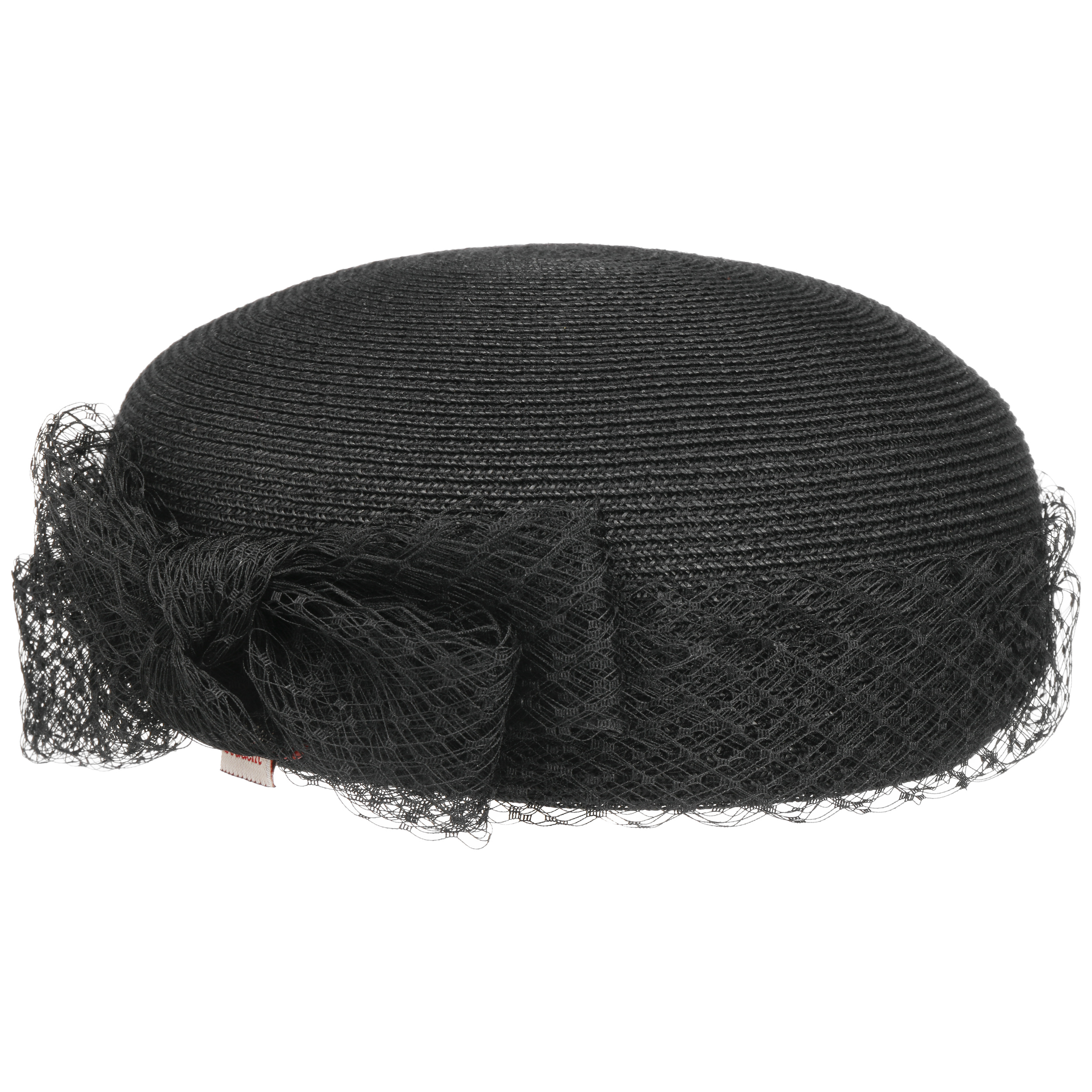 Accessoires Hoeden & petten Nette hoeden Pillbox hoeden Vintage fluweelzwart hoed Harzfeld de Kansas City Pillbox 