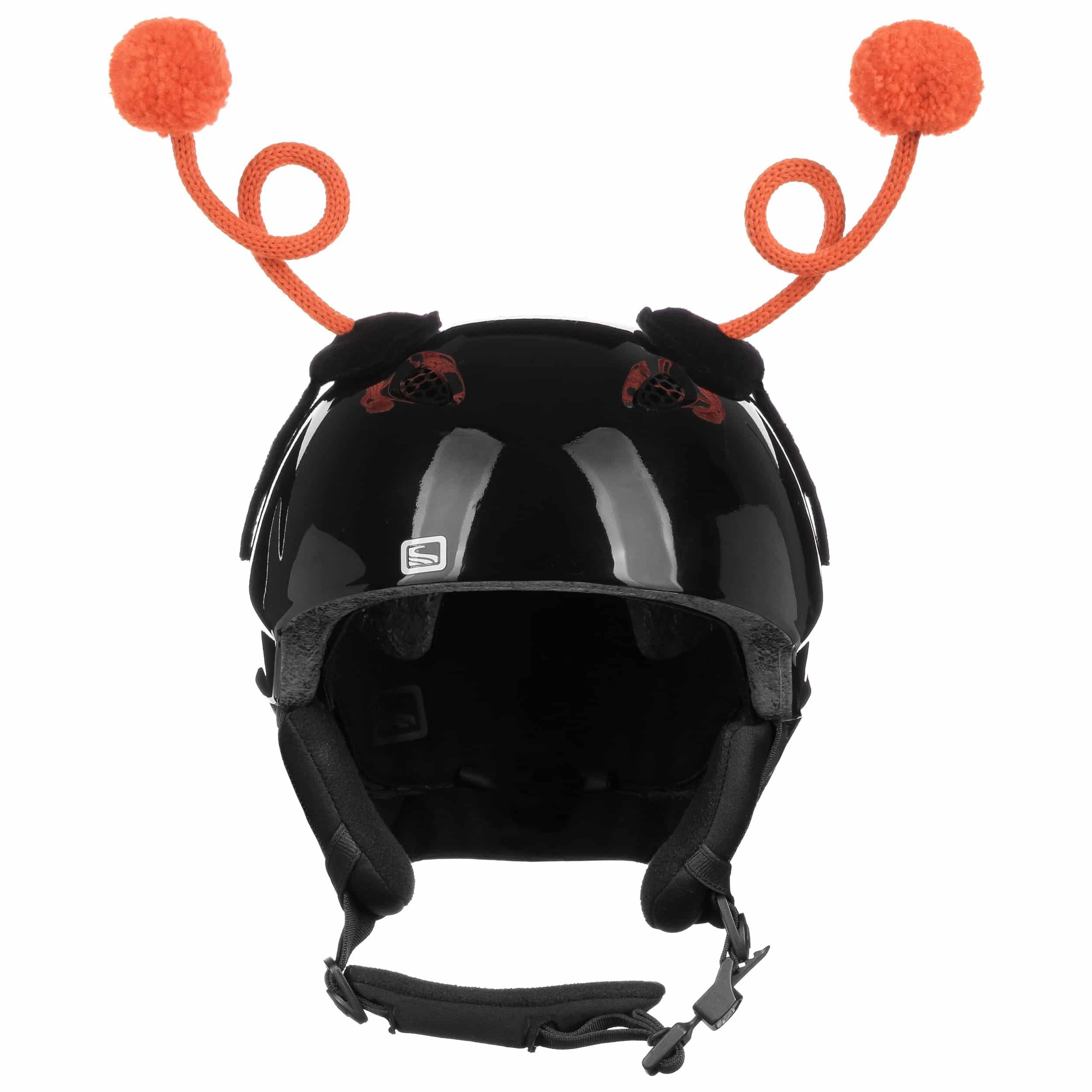 Schwarze Hörner | Helmmütze Helm-Ohren Helm Aufkleber | Teufel Hörner