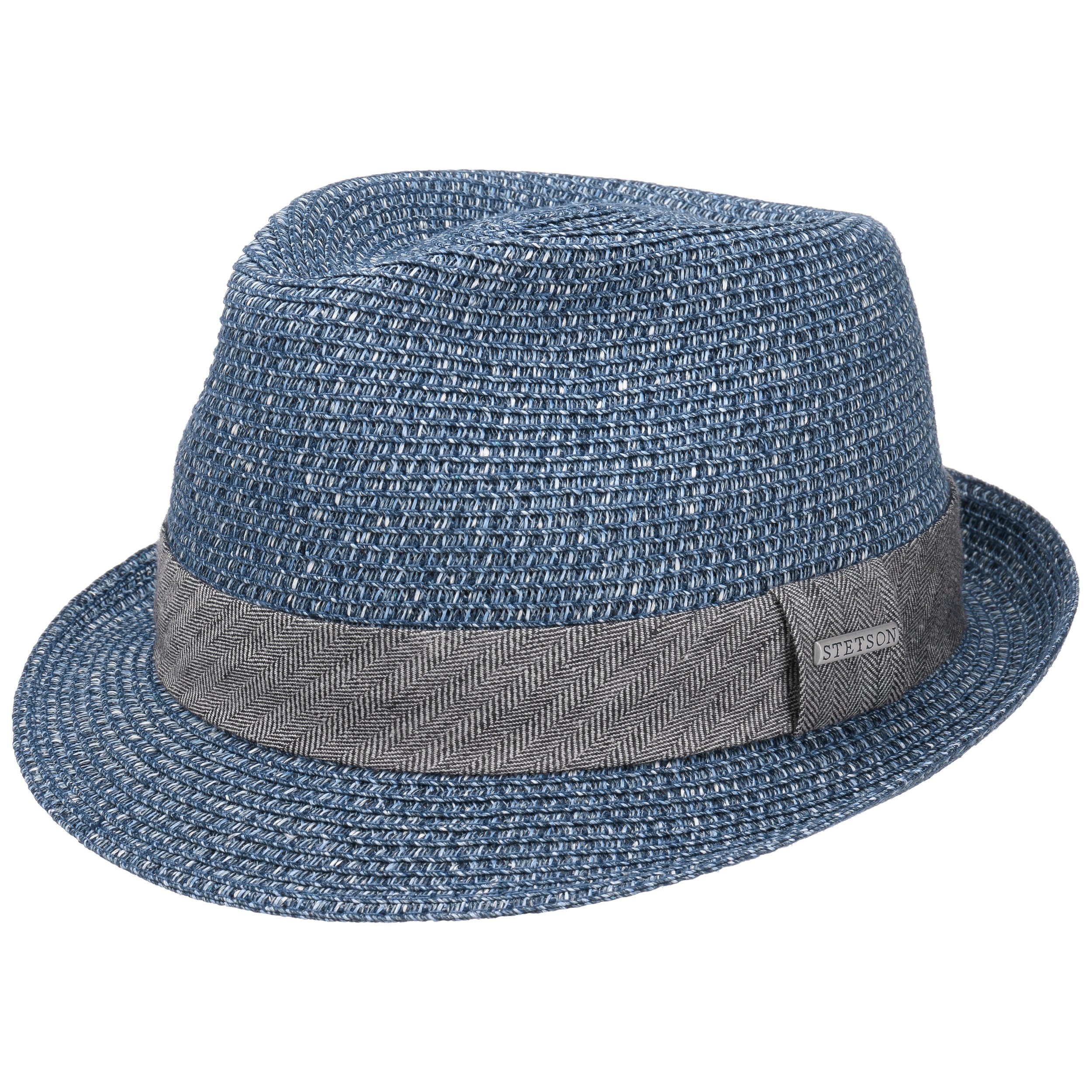Stetson Reidton Toyo Trilby Strohoed Heren - zomer hoed voor Lente/Zomer - S (54-55 cm) naturel