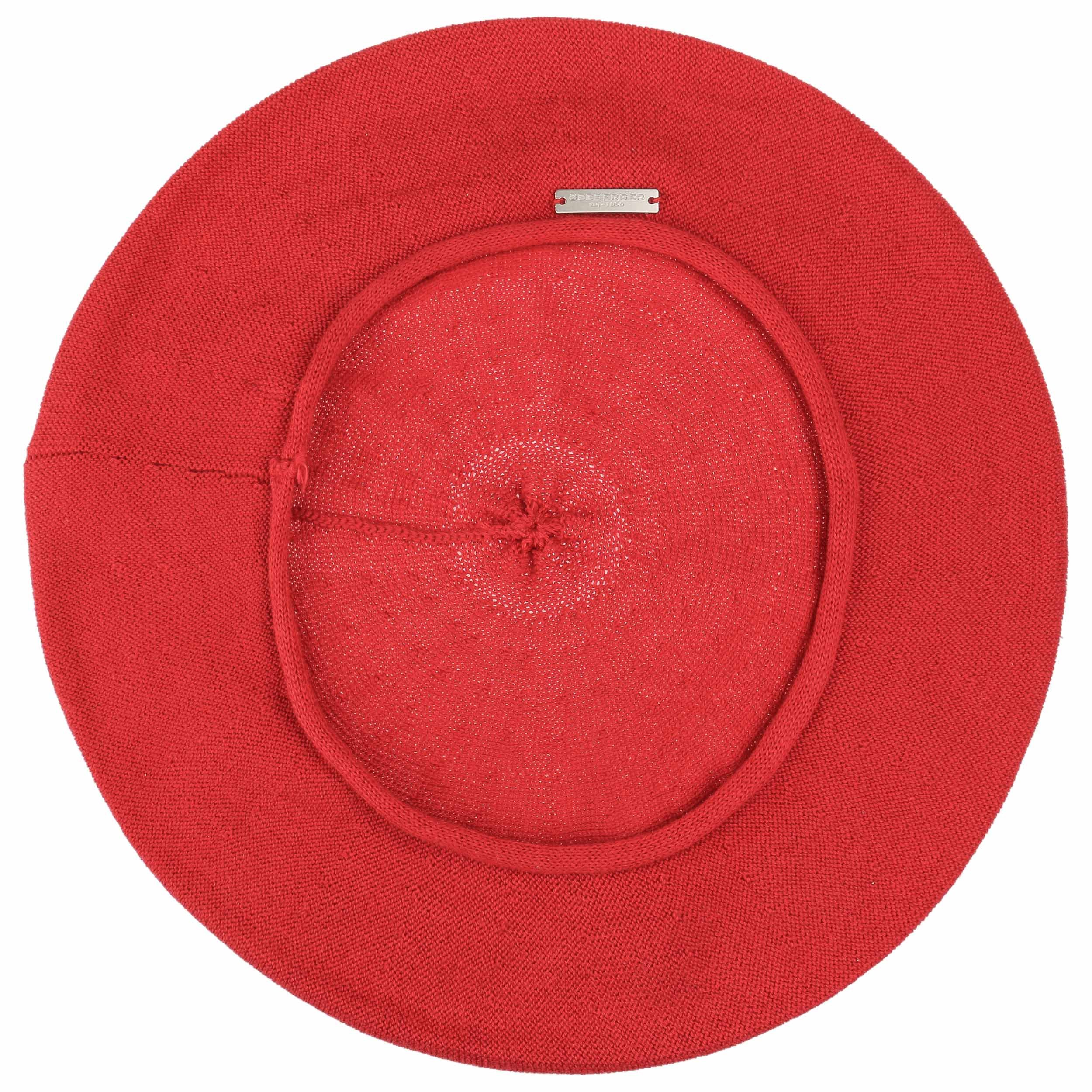 Seeberger Virgin Wool Baret voor Dames, Wintermuts, Zwart, One size