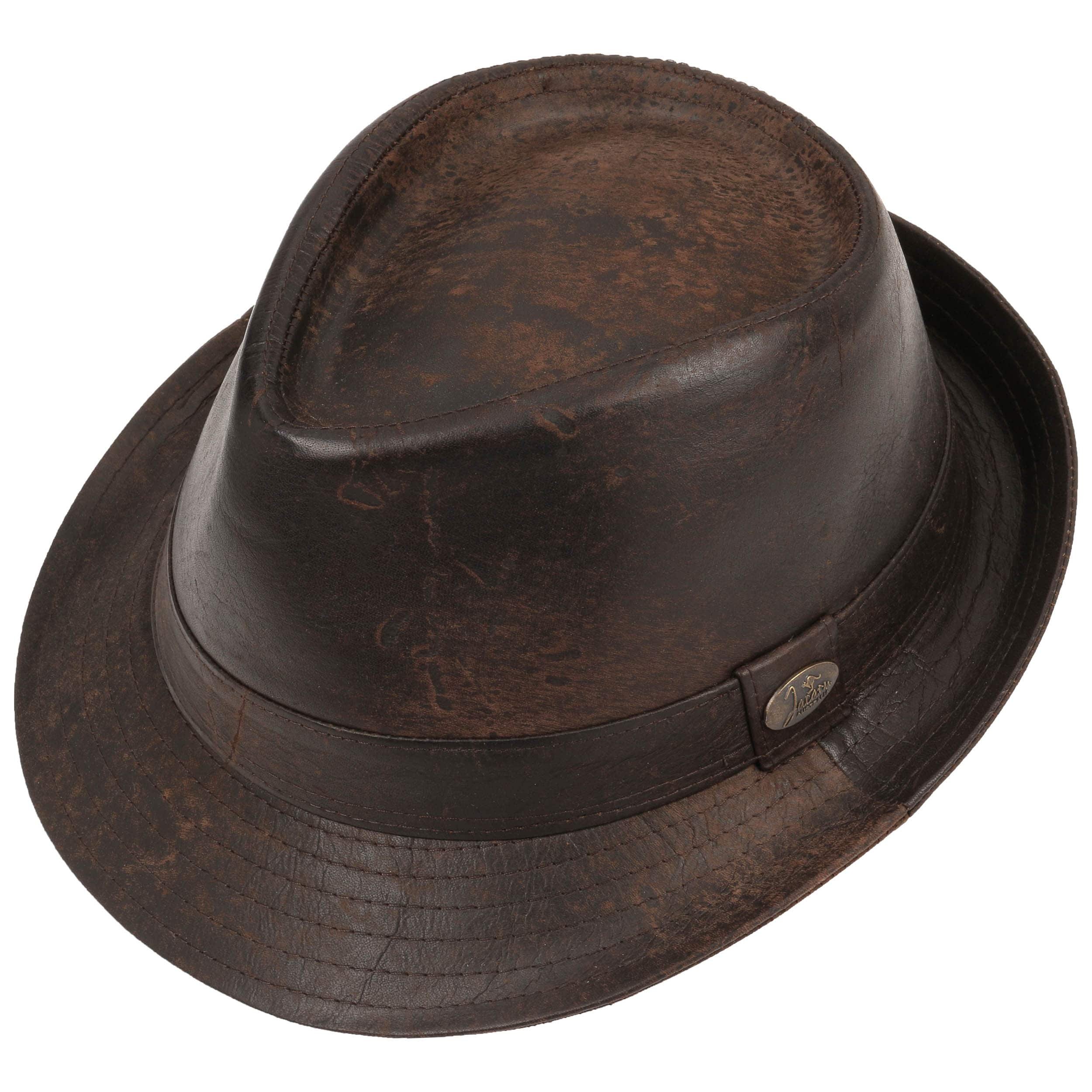 Black Jungle Ontario Outdoor Western lederen hoed, Australische cowboy lederen hoeden, ruiters hoed, unisex, tan, L Black Jungle Ontario Outdoor Western lederen hoed, Australische cowboy lederen hoeden, ruiters hoed, unisex, tan, L