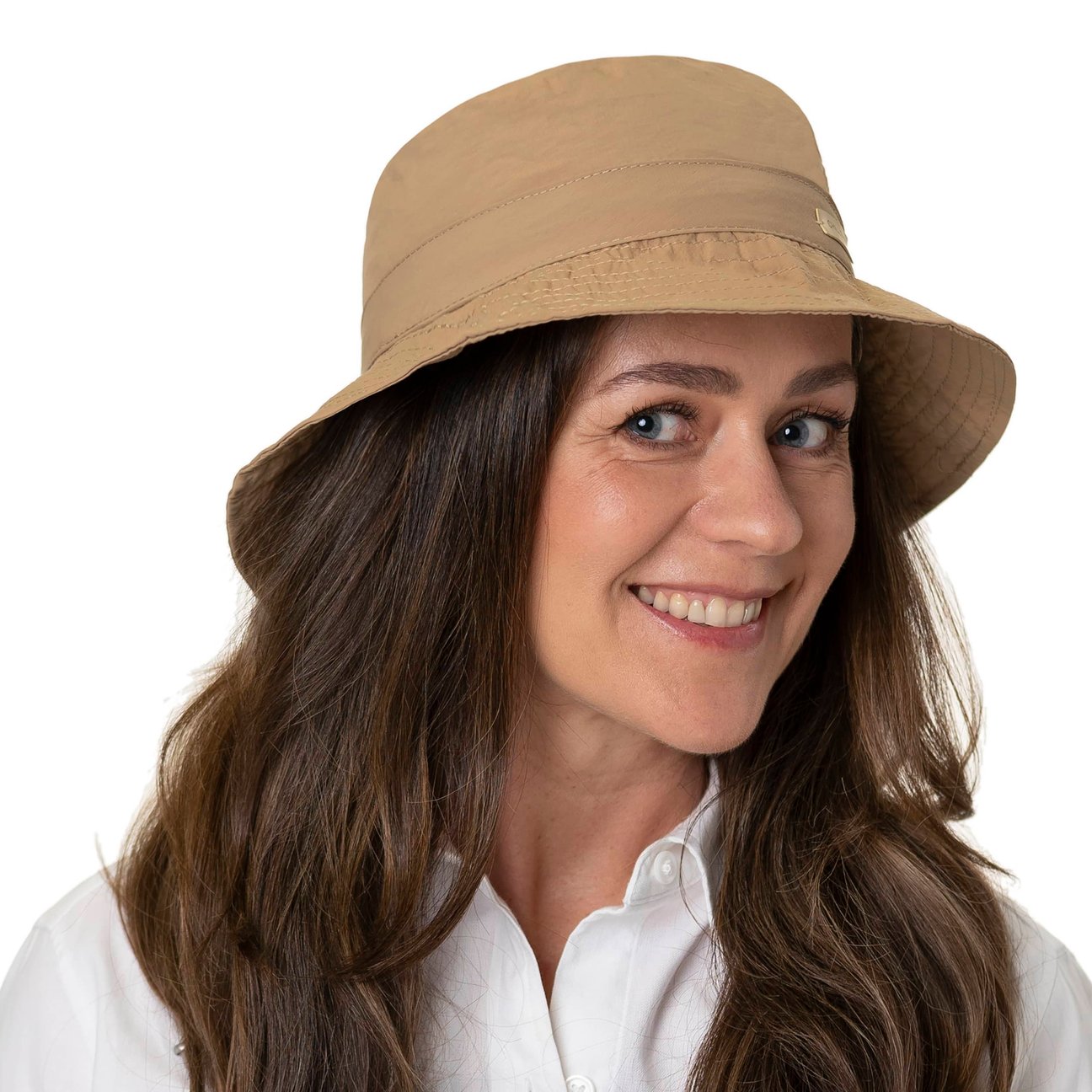Stetson Twill Bucket Hoed met UV-Bescherming Dames/Heren - vissershoed katoenen hengelaar voor Lente/Zomer - XL (60-61 cm) olijfgroen