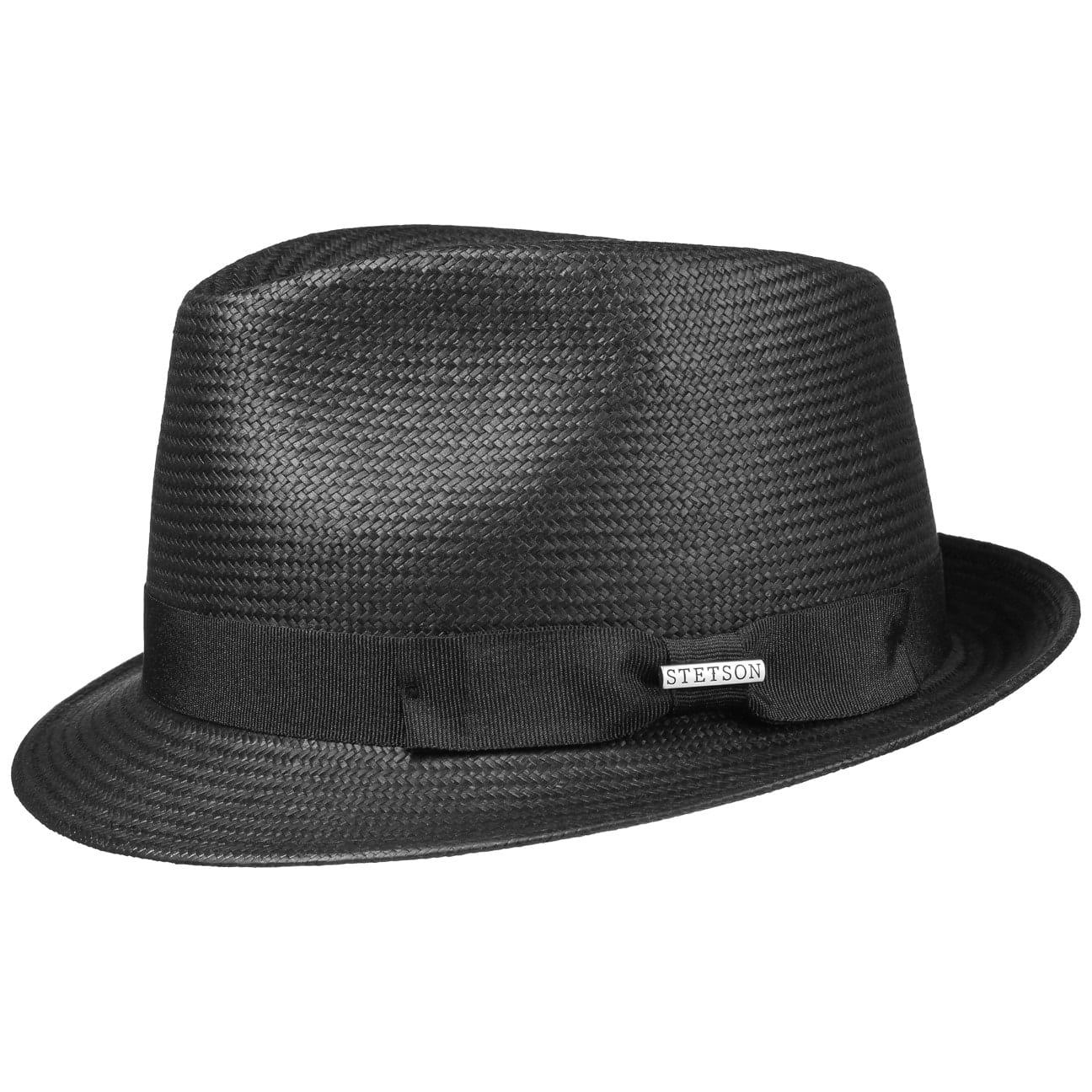 Stetson Robstown Toyo Pork Pie Strohoed Dames/Heren - zomer hoed zonnehoed voor Lente/Zomer - S (54-55 cm) naturel