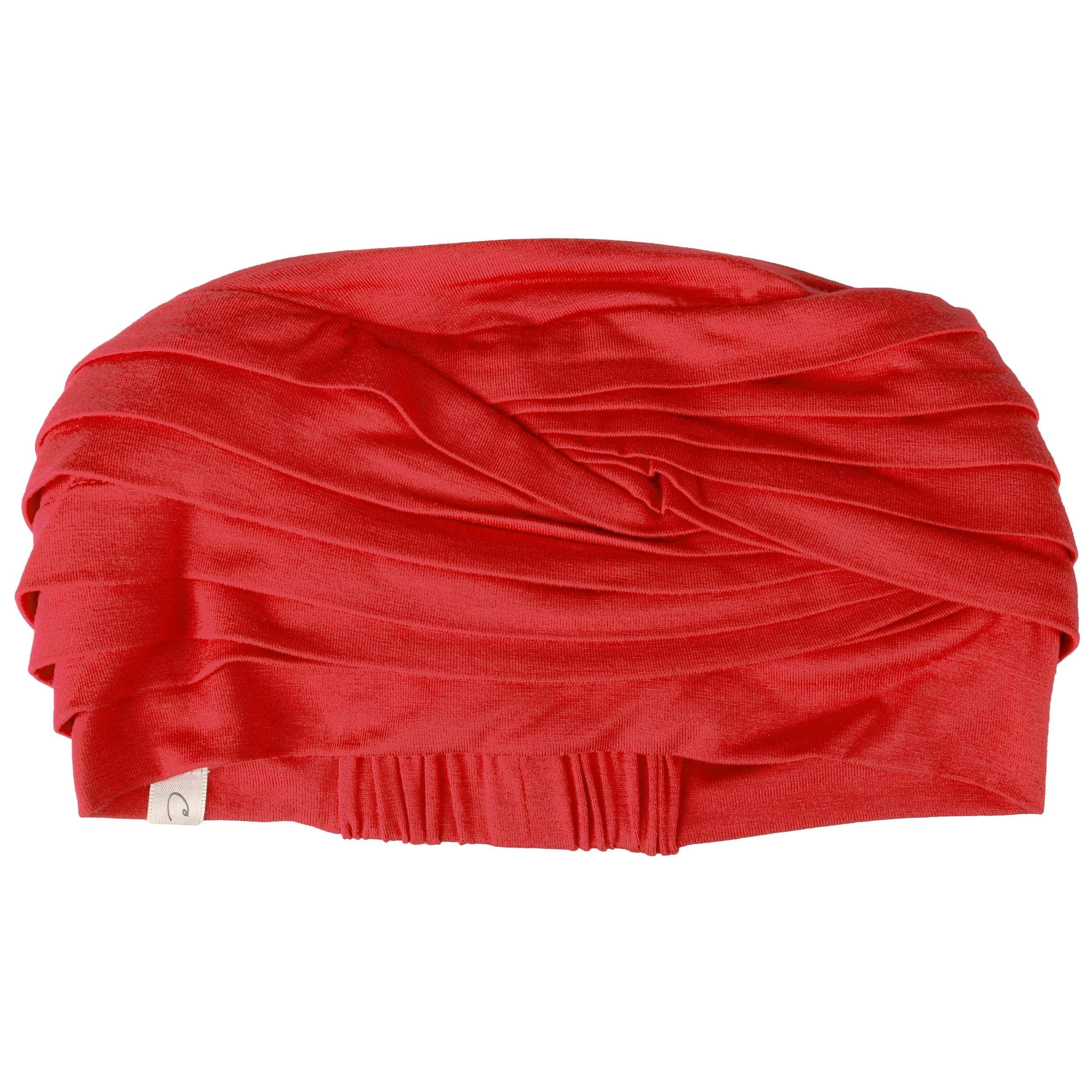 CAREBELL Smooth Mediterraneo Coral - tulband oncologe muts van bamboe voor chemotherapie of alopecia, melocoton, one size