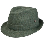 Herenhoed Italië Lierys Shetland Wool Trilby Wollen Hoed Heren - Made