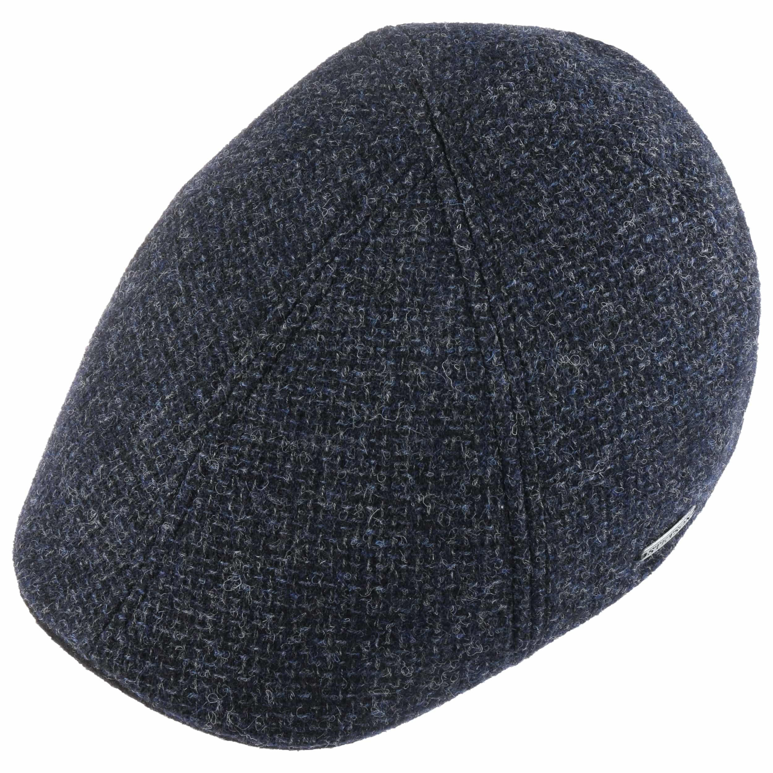 Stetson Texas Classic Wool Pet Heren - Made in the EU wintercap met klep wollen cap voering voor Herfst/Winter - XXL (62-63 cm) donkergrijs