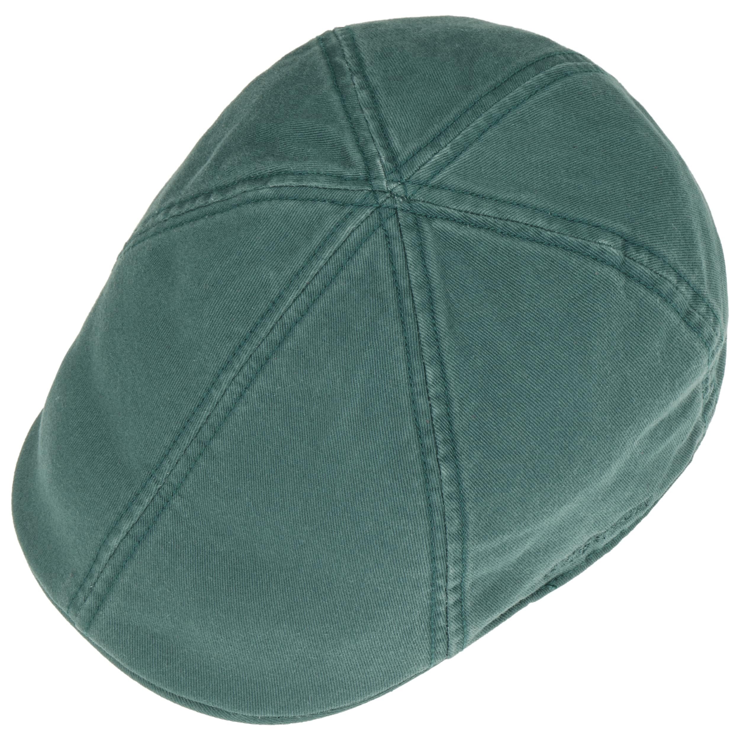Stetson Texas Pet met UV-Bescherming Dames/Heren - flat hat katoenen cap zonnecap klep voor Zomer/Winter - M (56-57 cm) donkergrijs