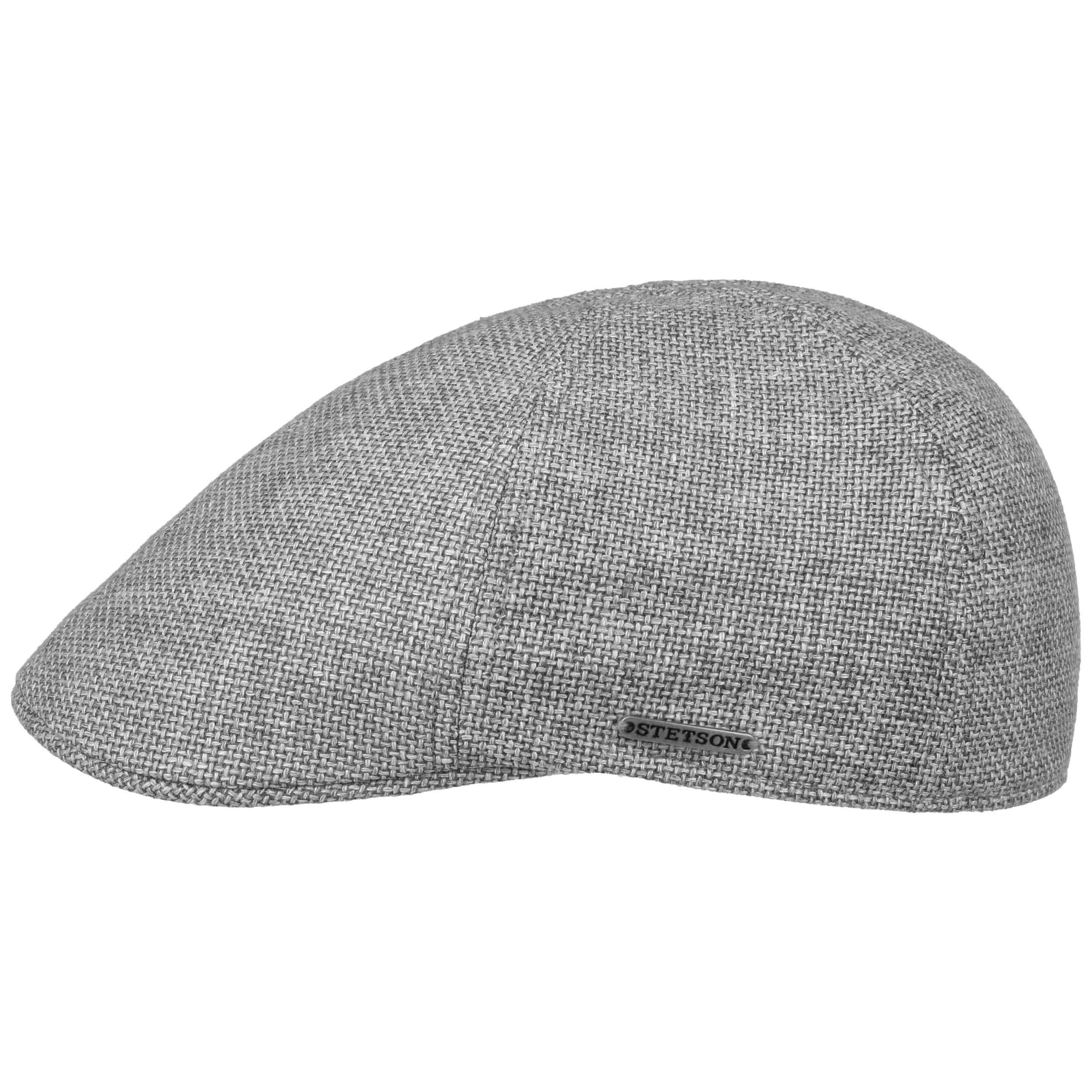 Hammaburg Flat Cap Texas Linnen | Lichtblauw Visgraat | Piet Koopmans