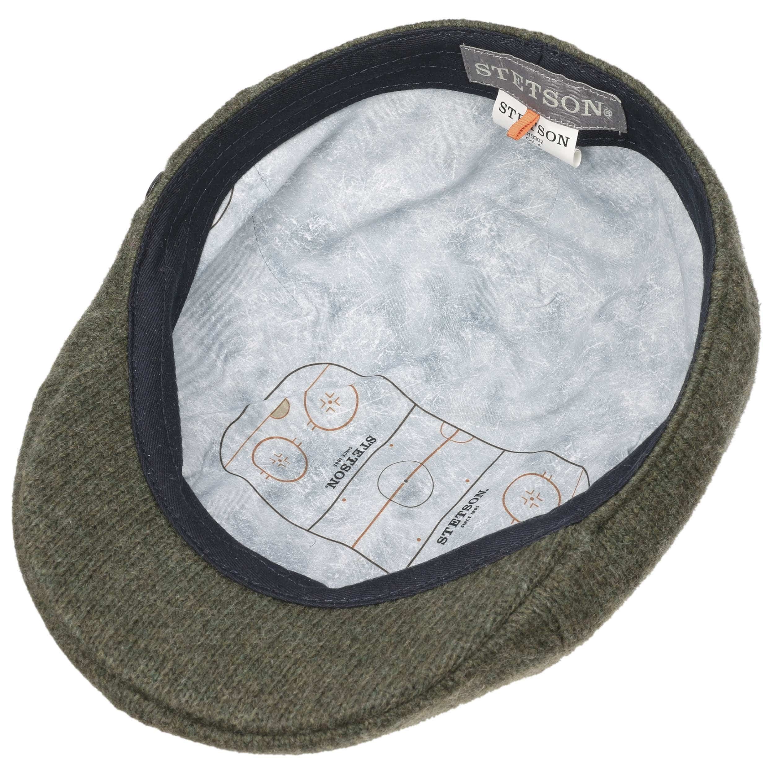 Gatsby Pet Newsboy Cap PU Leer Bruin JFAN Leren Baret Voor Heren, Verstelbare Platte Pet, Eendenbek, Baret Met Klep Van PU-leer, 56-60 Cm, A-kaki, Eén Maat PU Leren Gatsby Pet