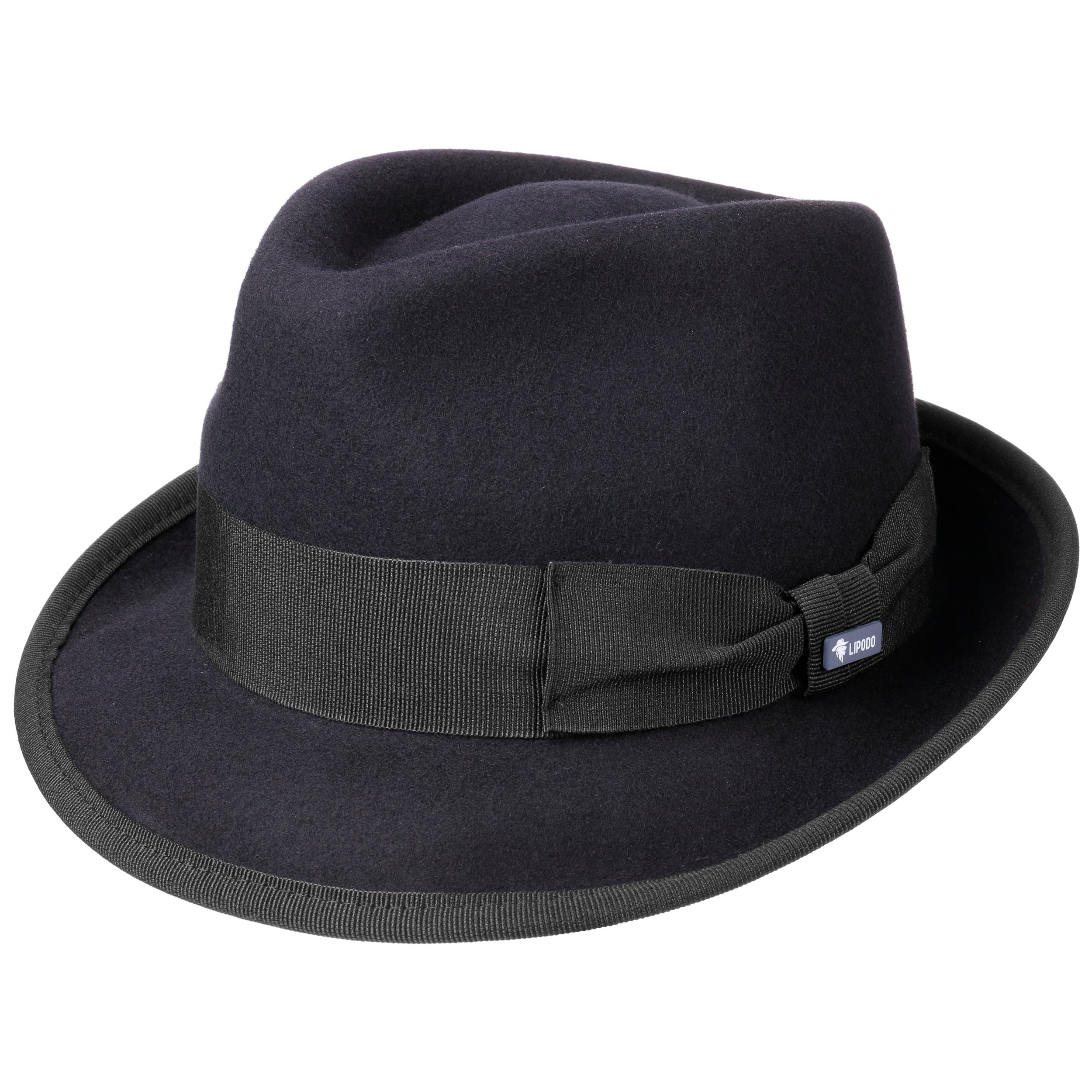 Herringbone Trilby Stoffen Hoed by Lipodo - € 29,95