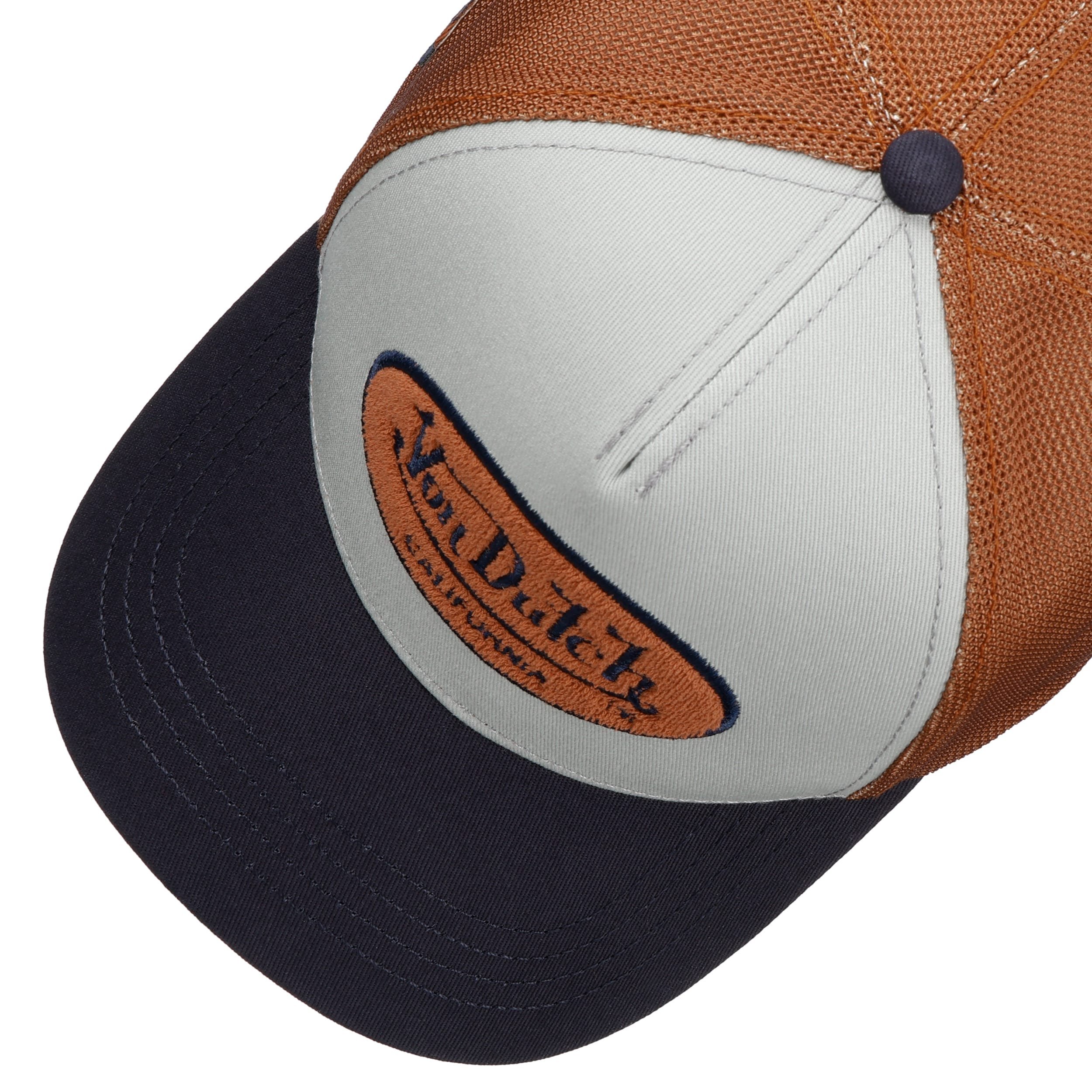 Von Dutch Tricolour Oval Logo Pet Dames/Heren - trucker baseballpet