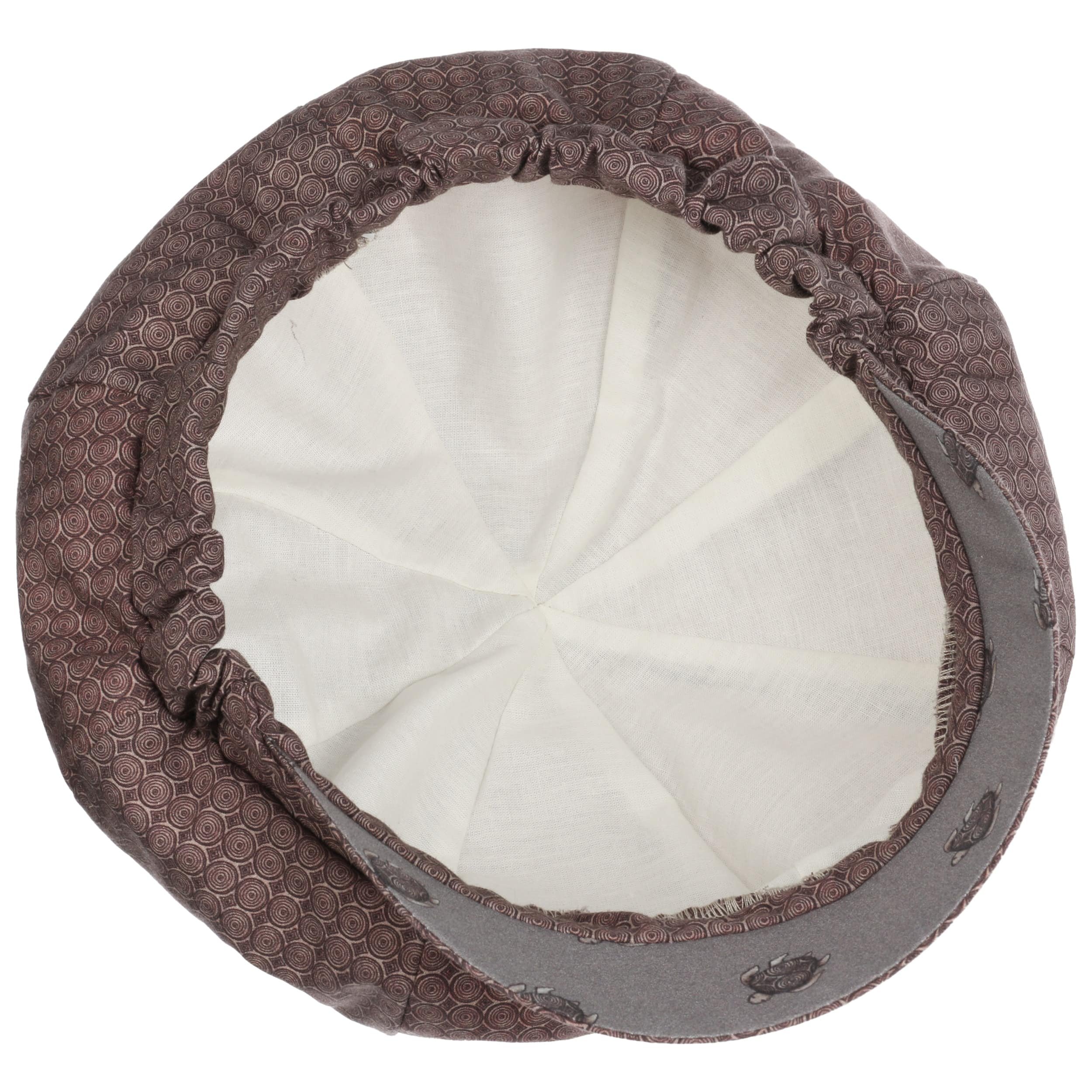 LIPODO Classic Newsboy Pet Monochroom Gemaakt in Italie Dames Lente Zomer